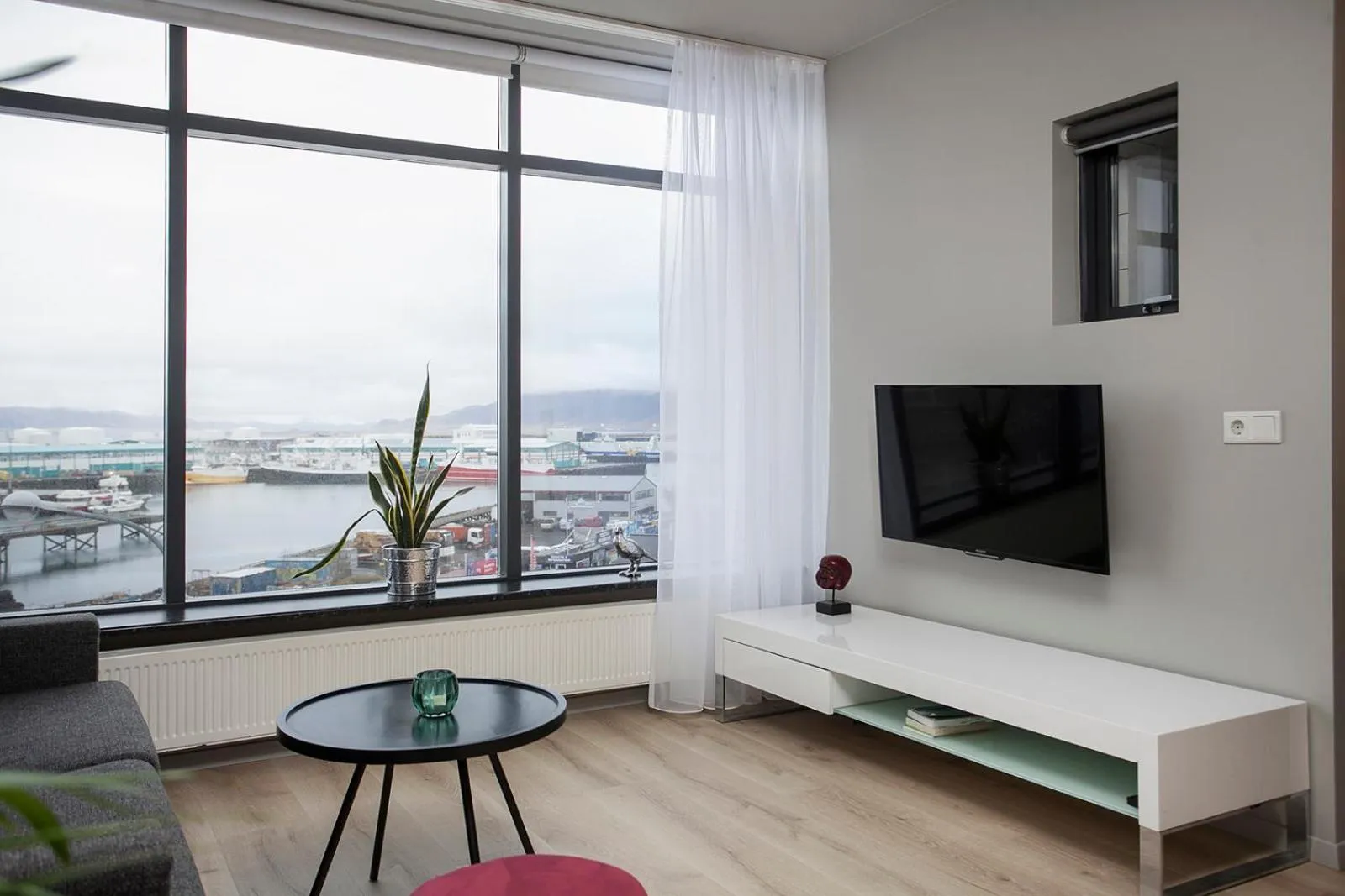 Living room in Planet Apartments