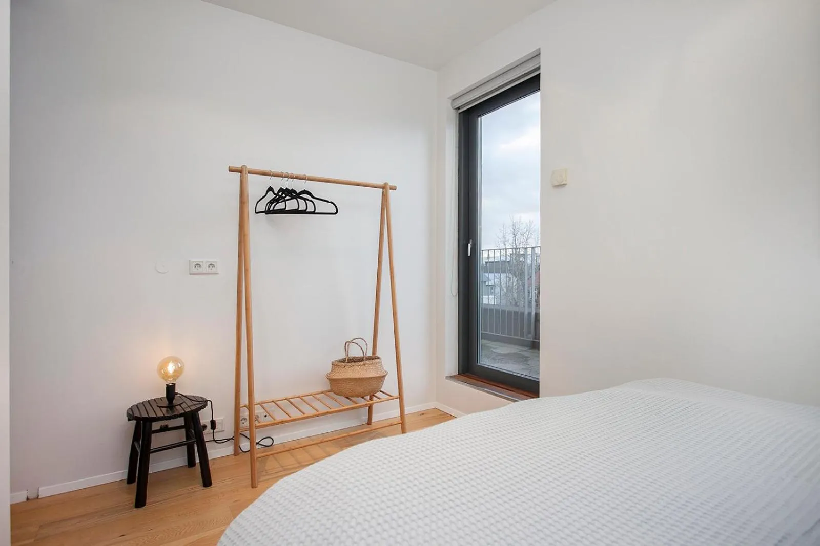 Decorative detail, Bed in Planet Apartments