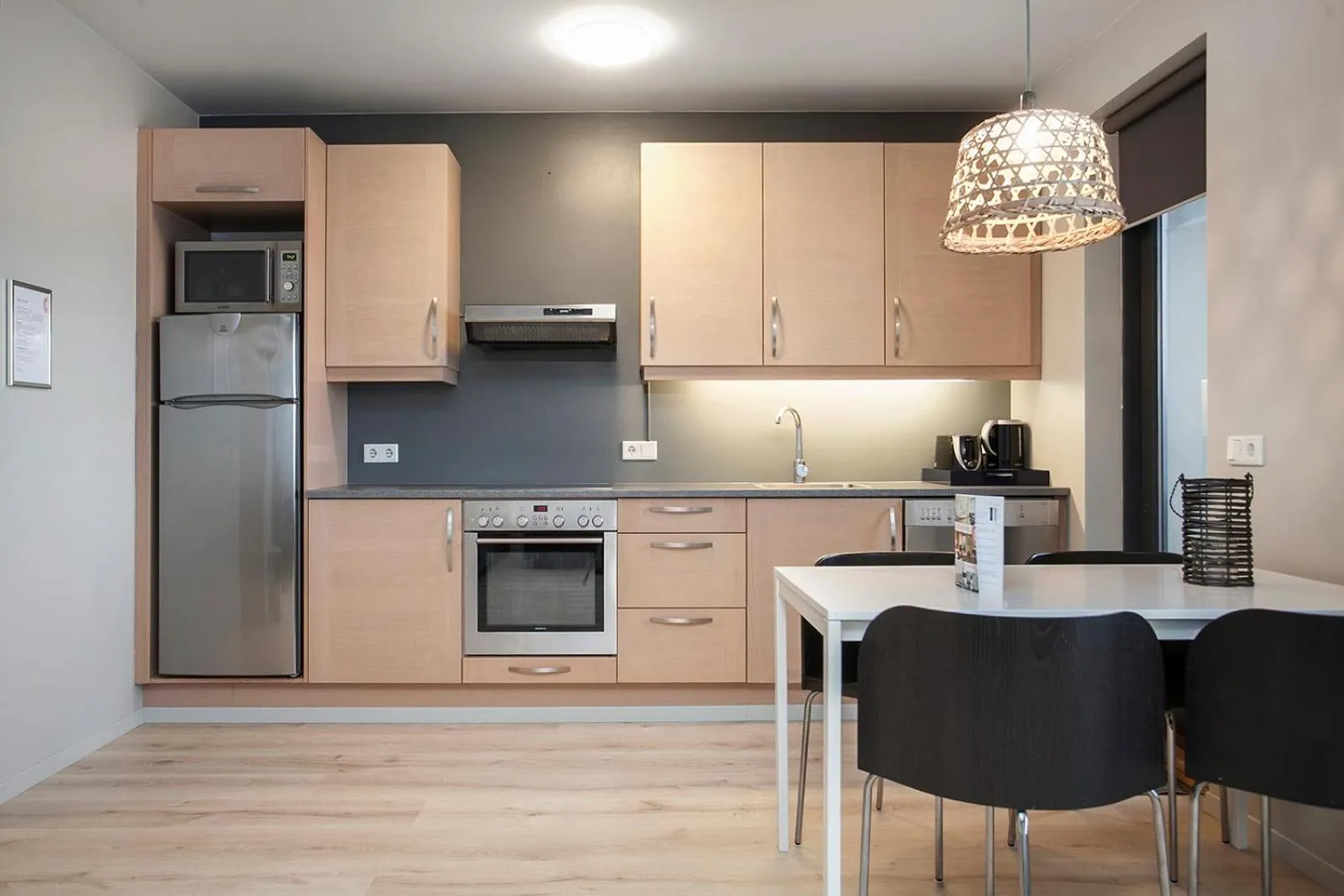 Kitchen or kitchenette in Planet Apartments