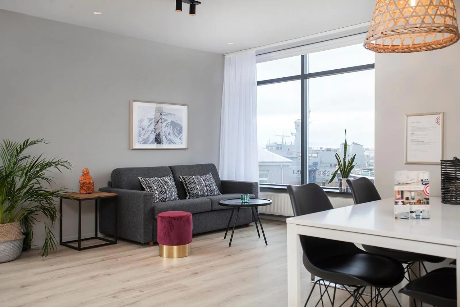 Living room in Planet Apartments