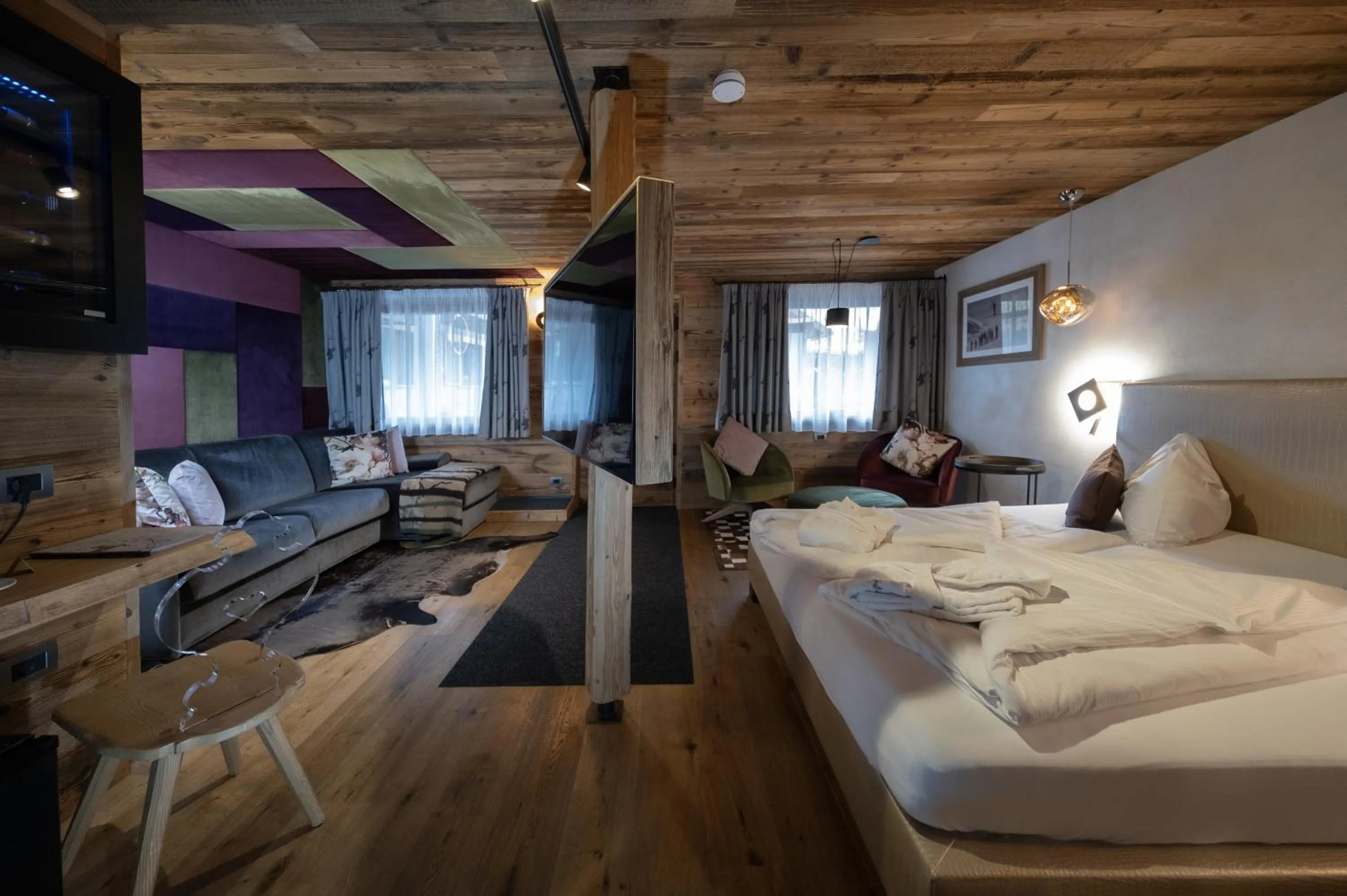 Bedroom, Bed in Alpine Refuge Villa Adler