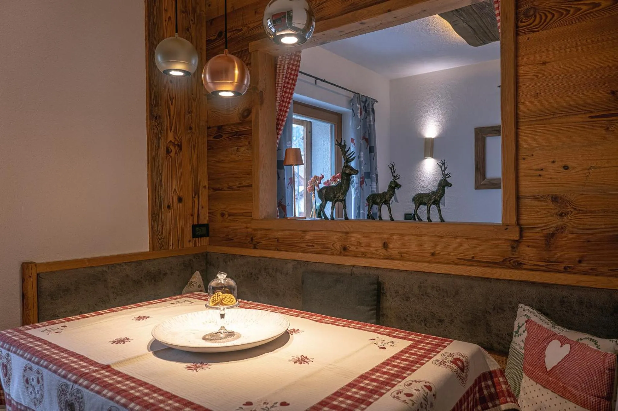 Living room in Alpine Refuge Villa Adler