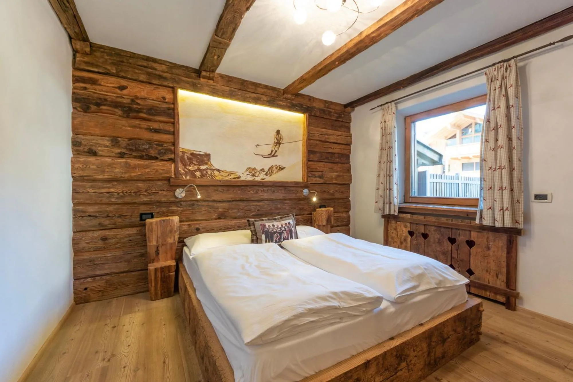 Bedroom, Bed in Alpine Refuge Villa Adler