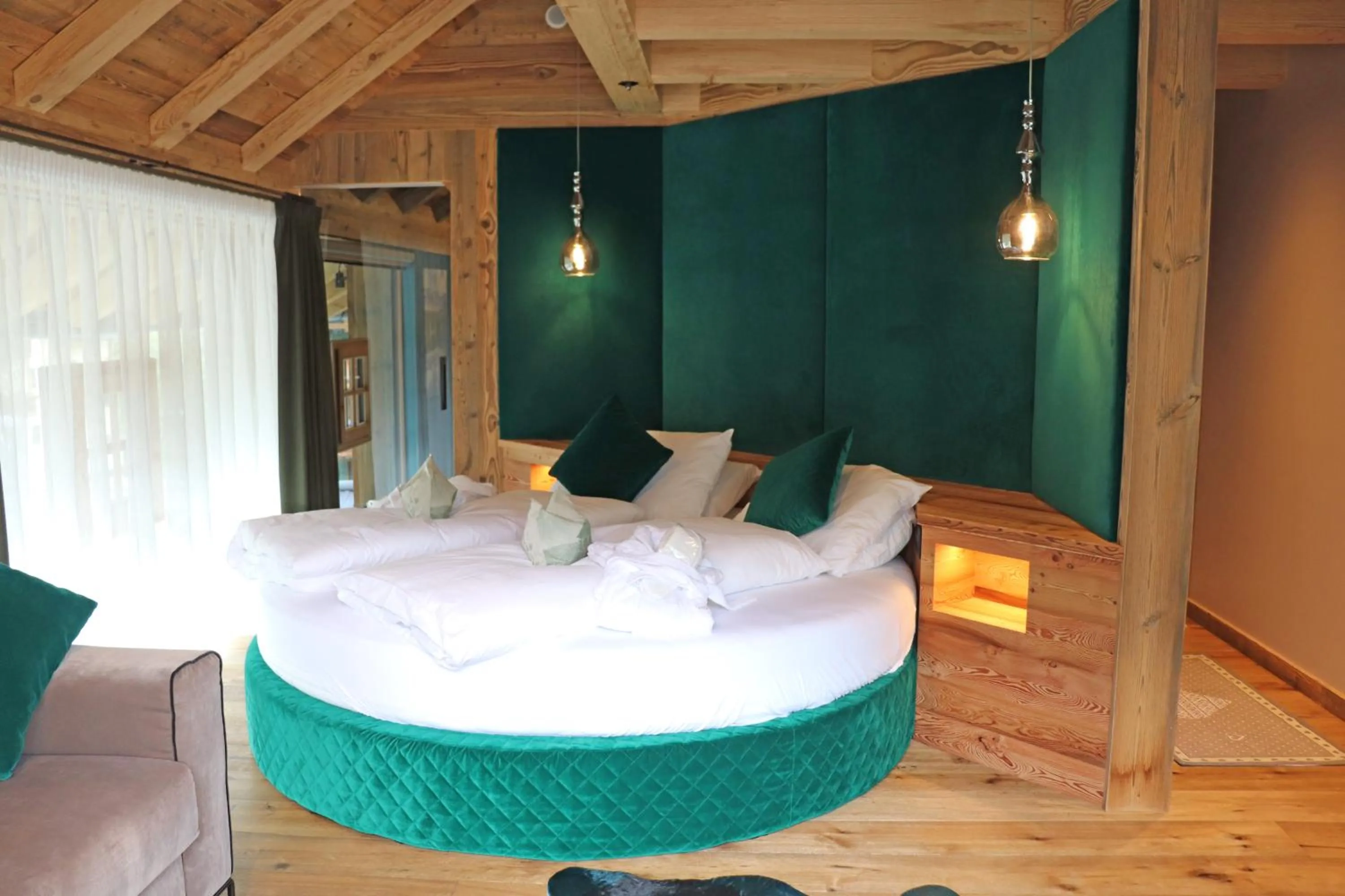 Bed in Alpine Refuge Villa Adler