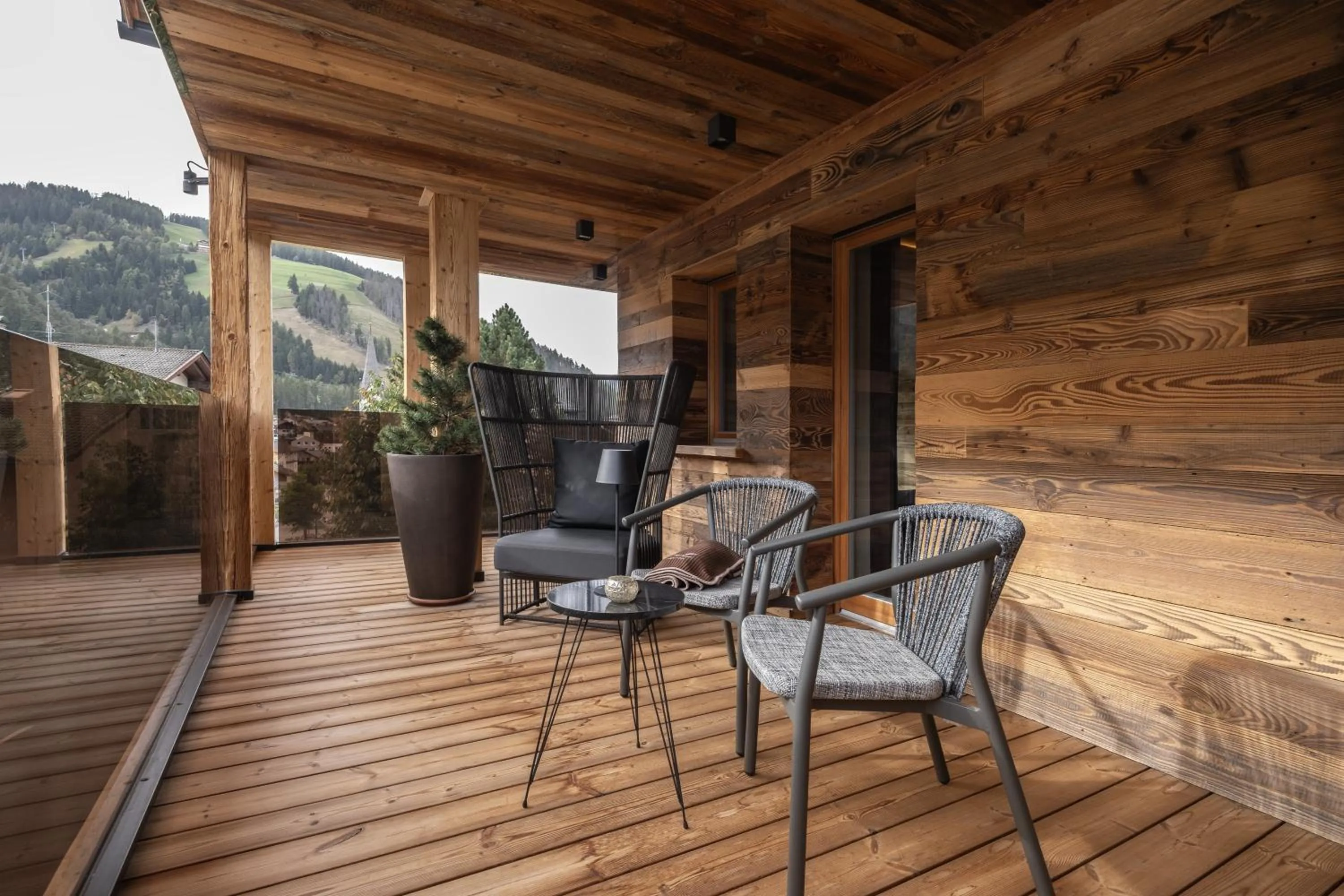 Balcony/Terrace in Alpine Refuge Villa Adler