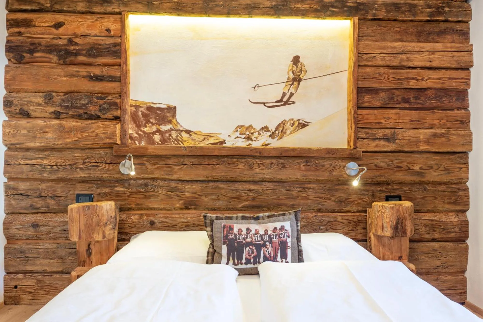 Bedroom, Bed in Alpine Refuge Villa Adler