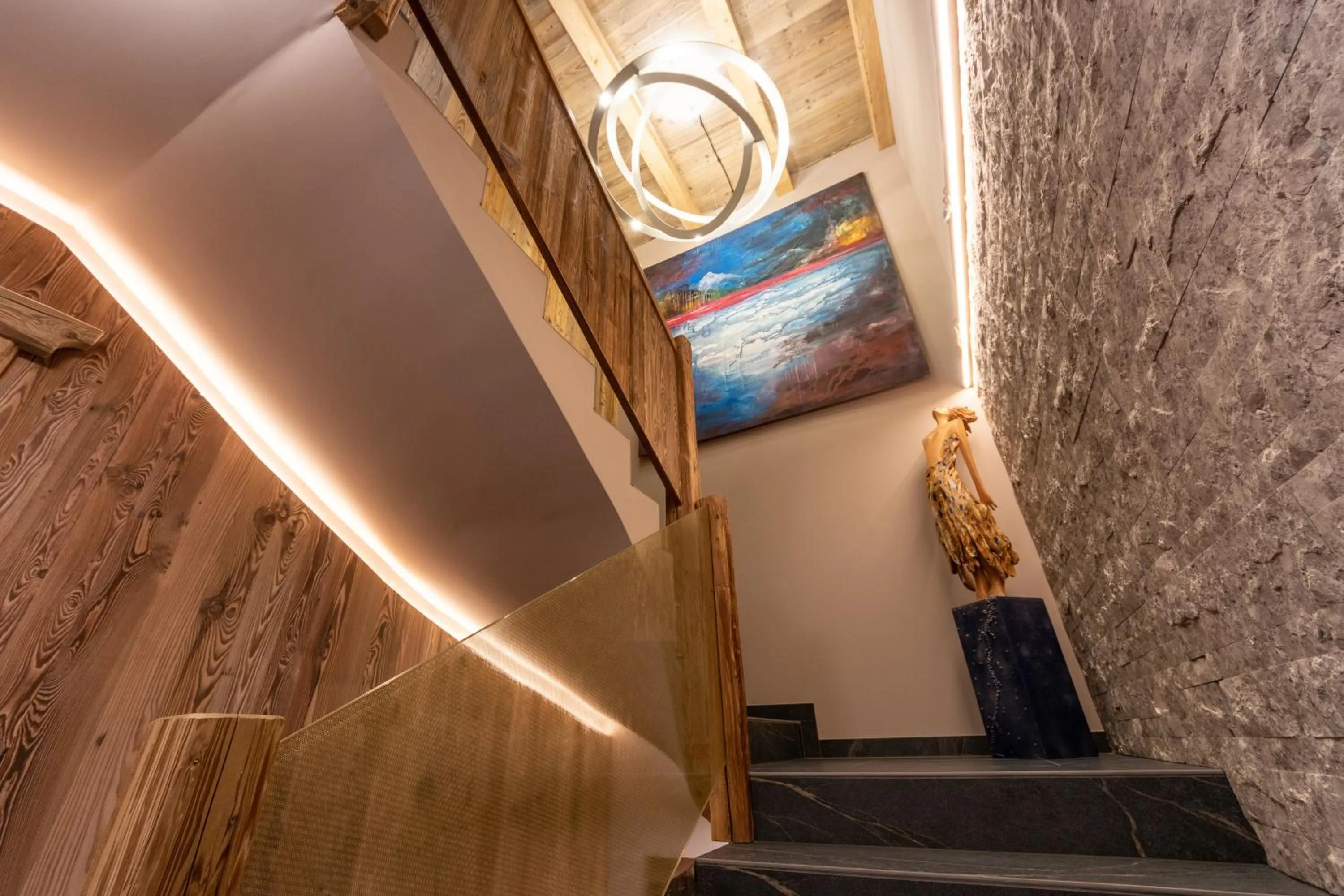 Decorative detail in Alpine Refuge Villa Adler