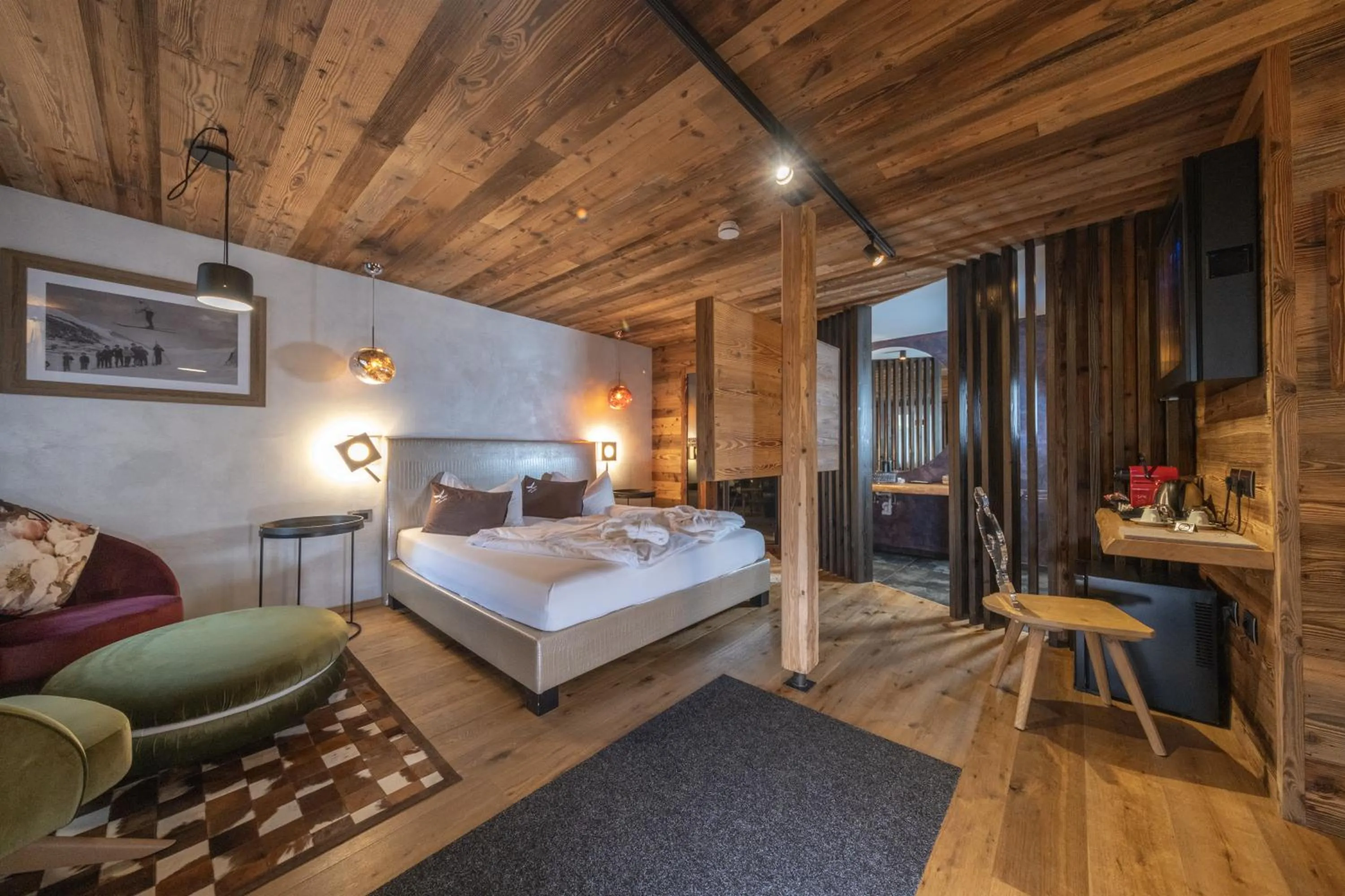 Bedroom, Bed in Alpine Refuge Villa Adler