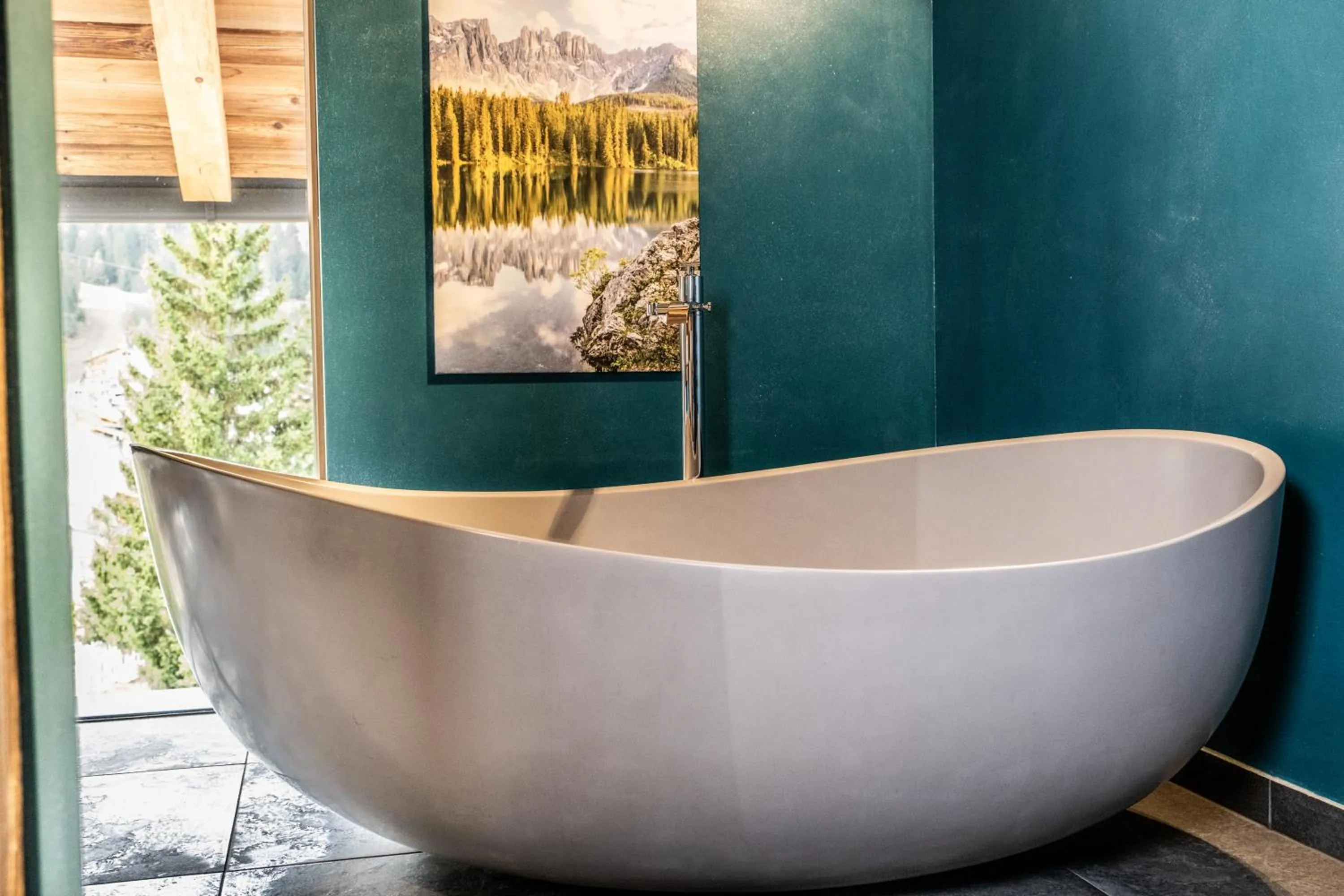 Bath in Alpine Refuge Villa Adler