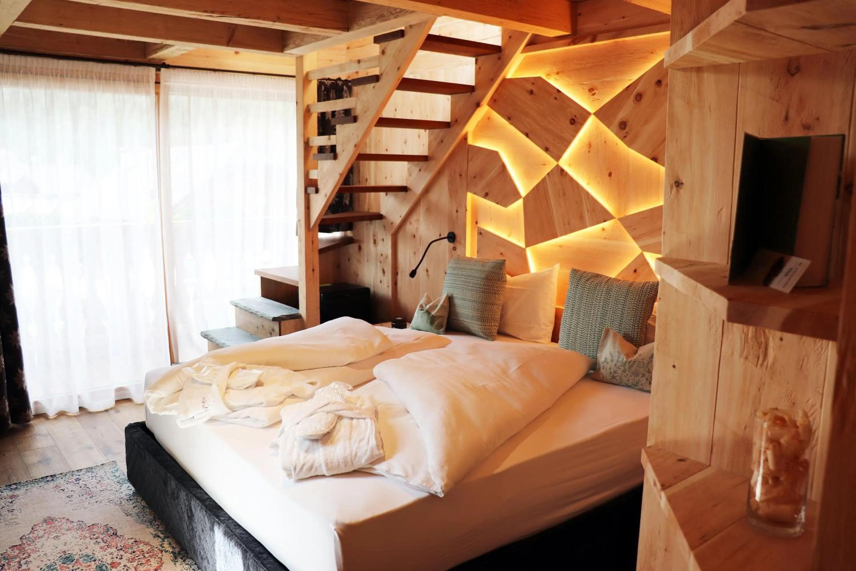 Bedroom, Bed in Alpine Refuge Villa Adler