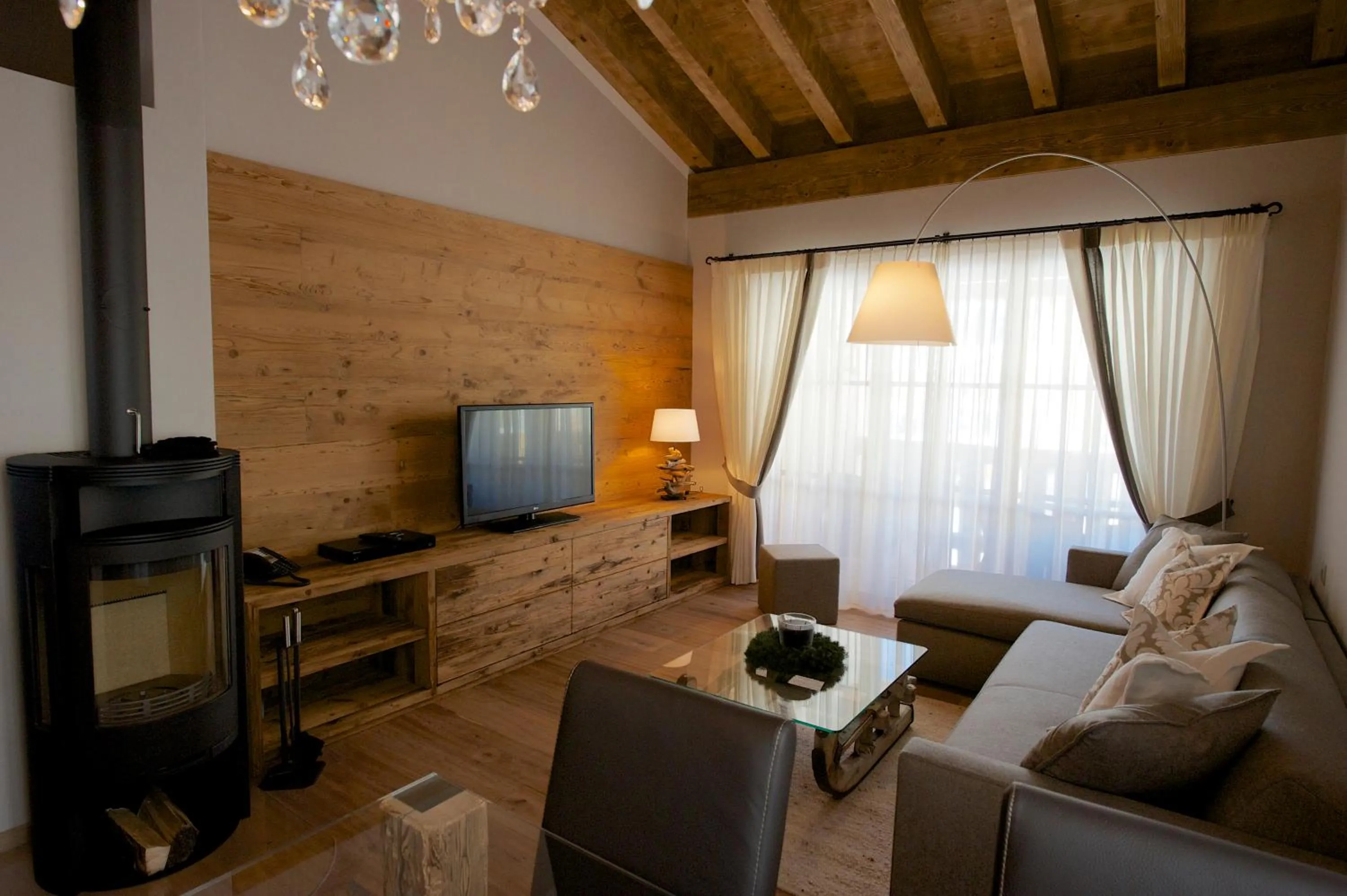 Living room in Hotelino Petit Chalet