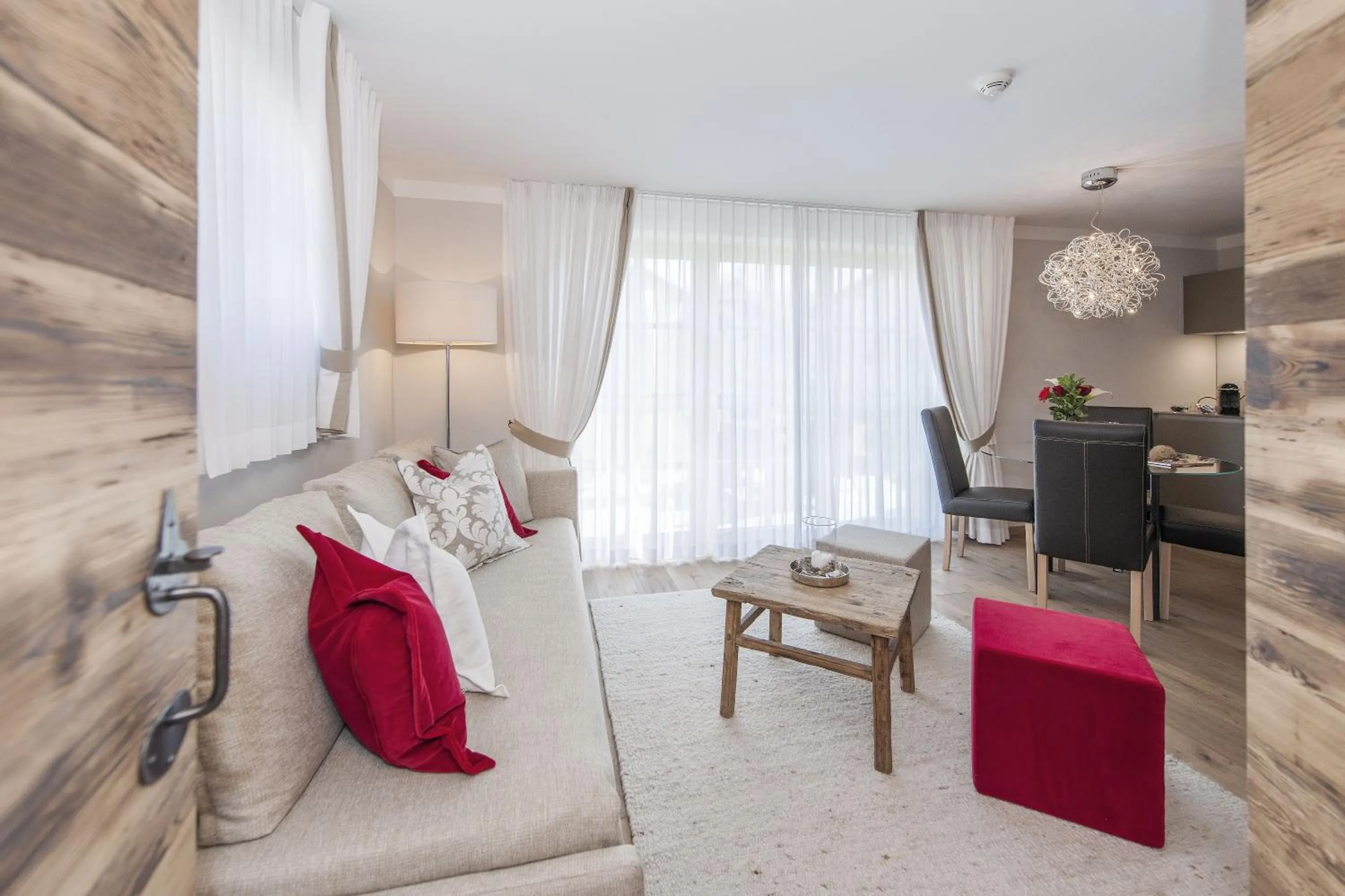 Living room in Hotelino Petit Chalet