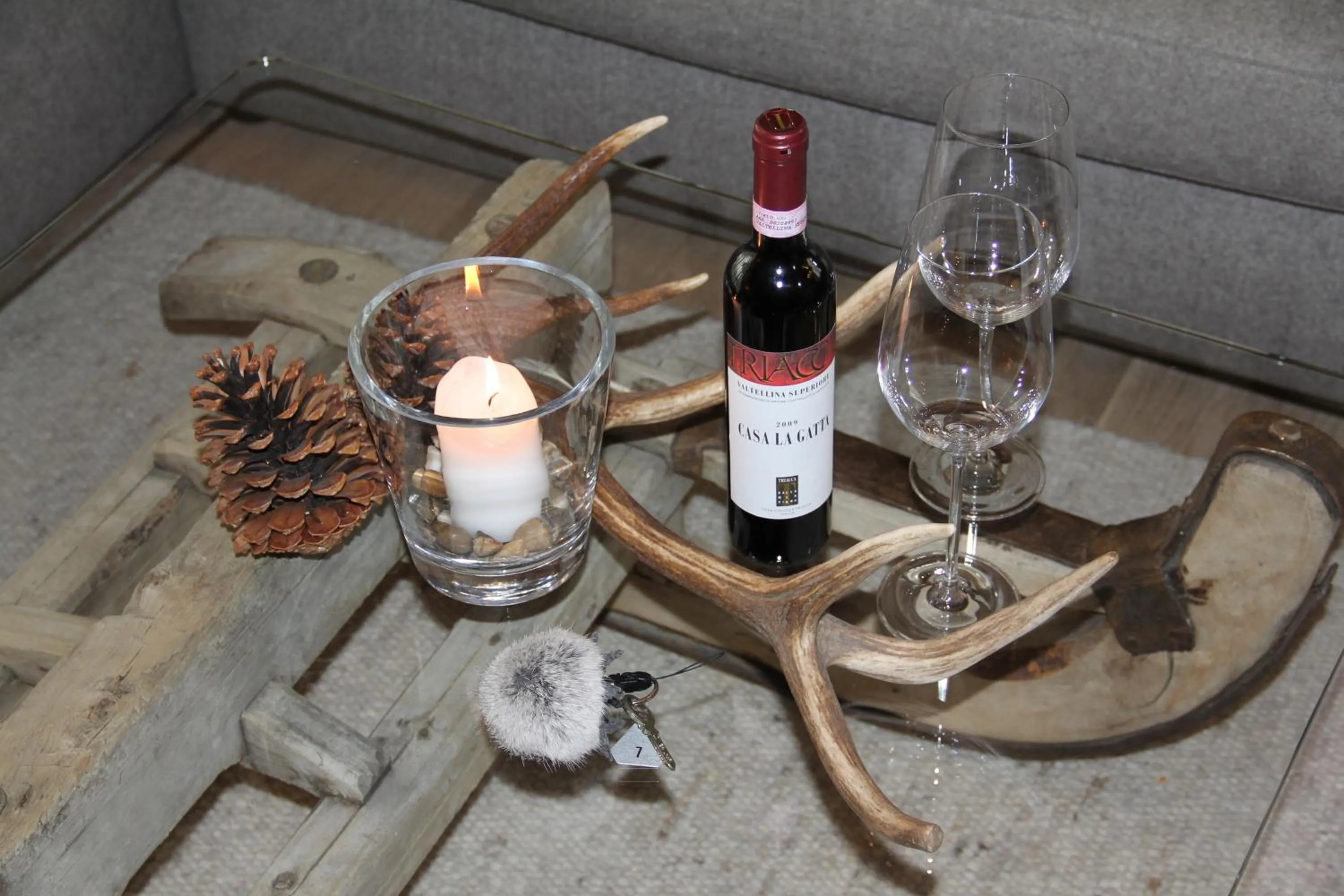 Decorative detail in Hotelino Petit Chalet