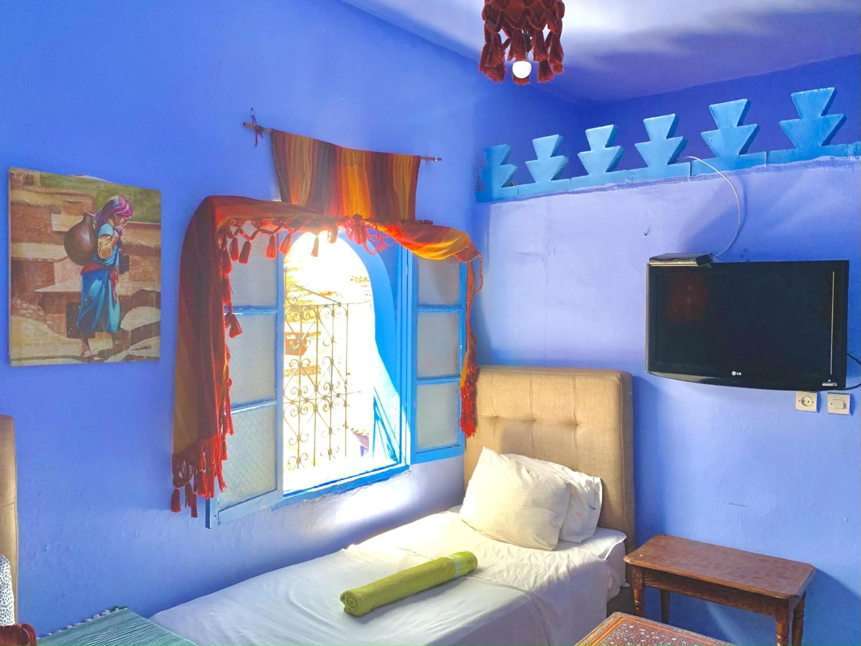 Bed in Hôtel Barcelona