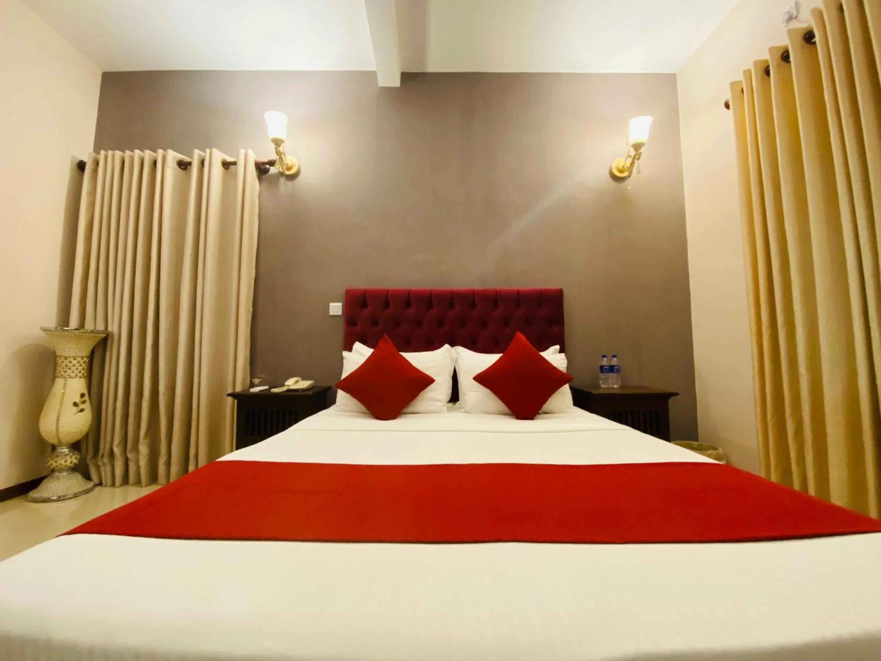 Bed in Forever City Hotel