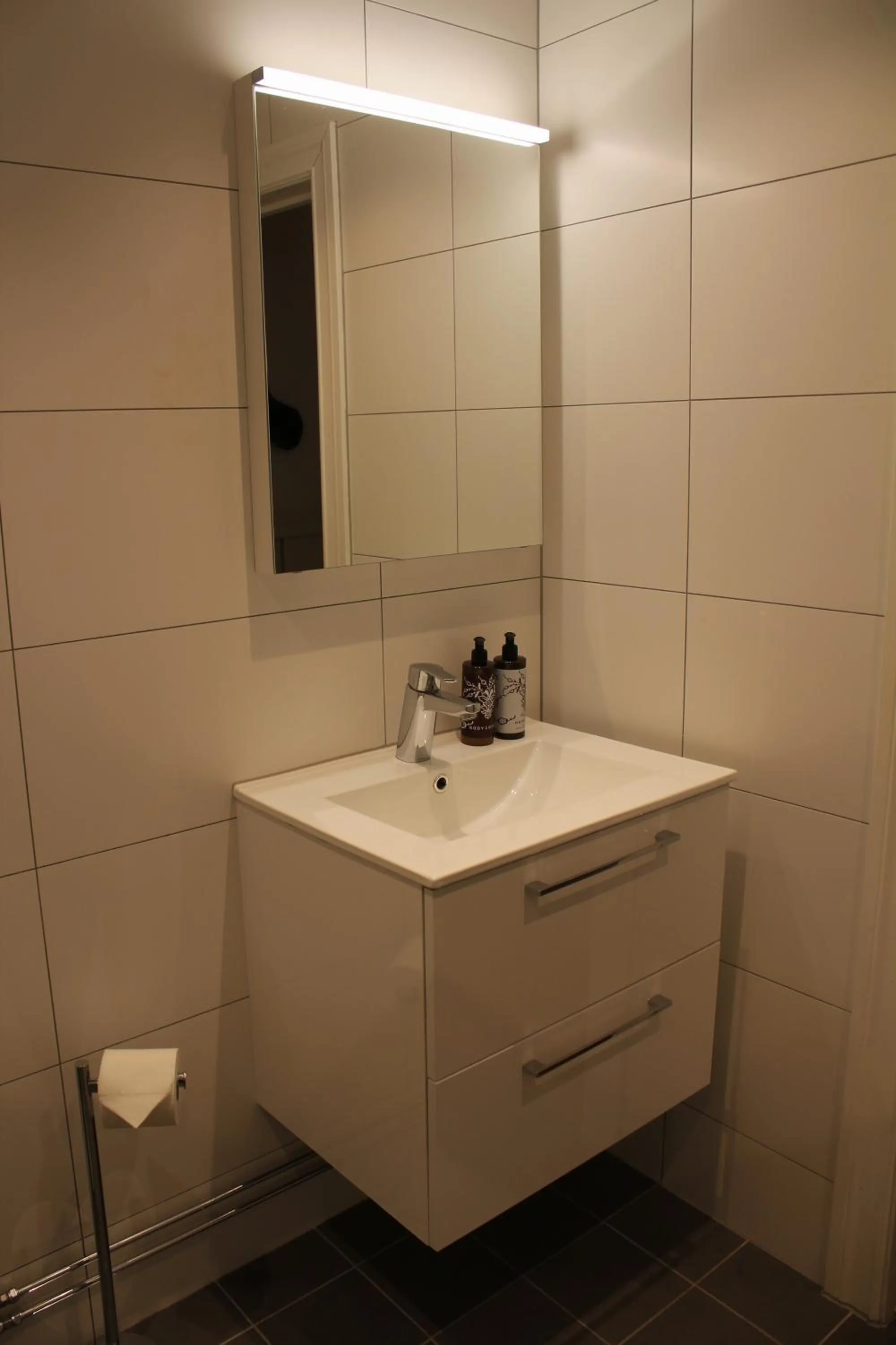 Bathroom in Olarsgården Hotell