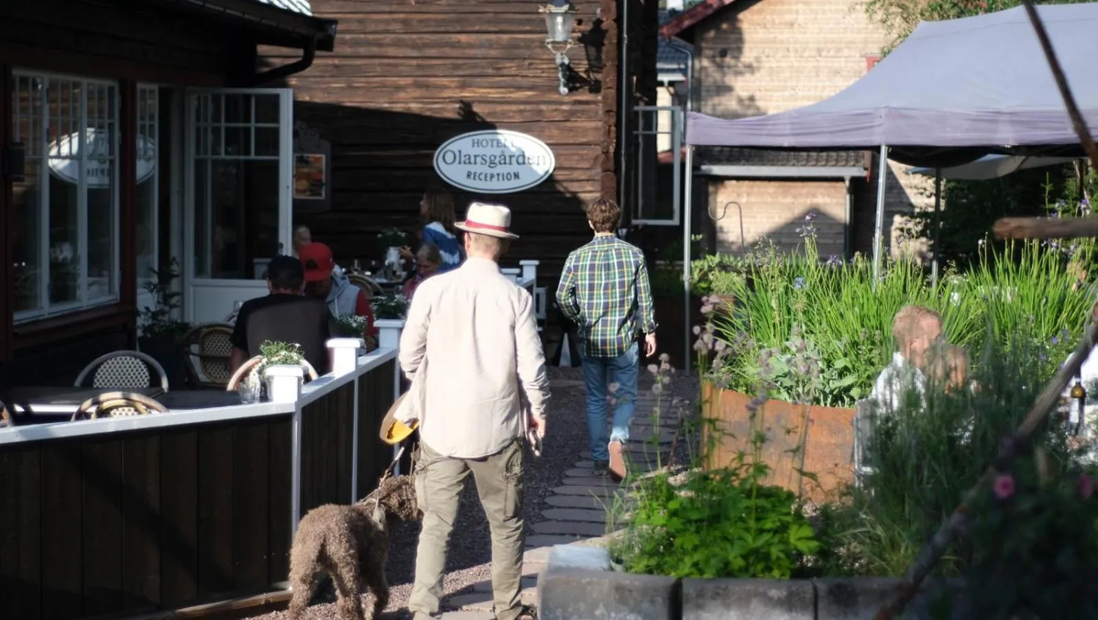 Patio in Olarsgården Hotell