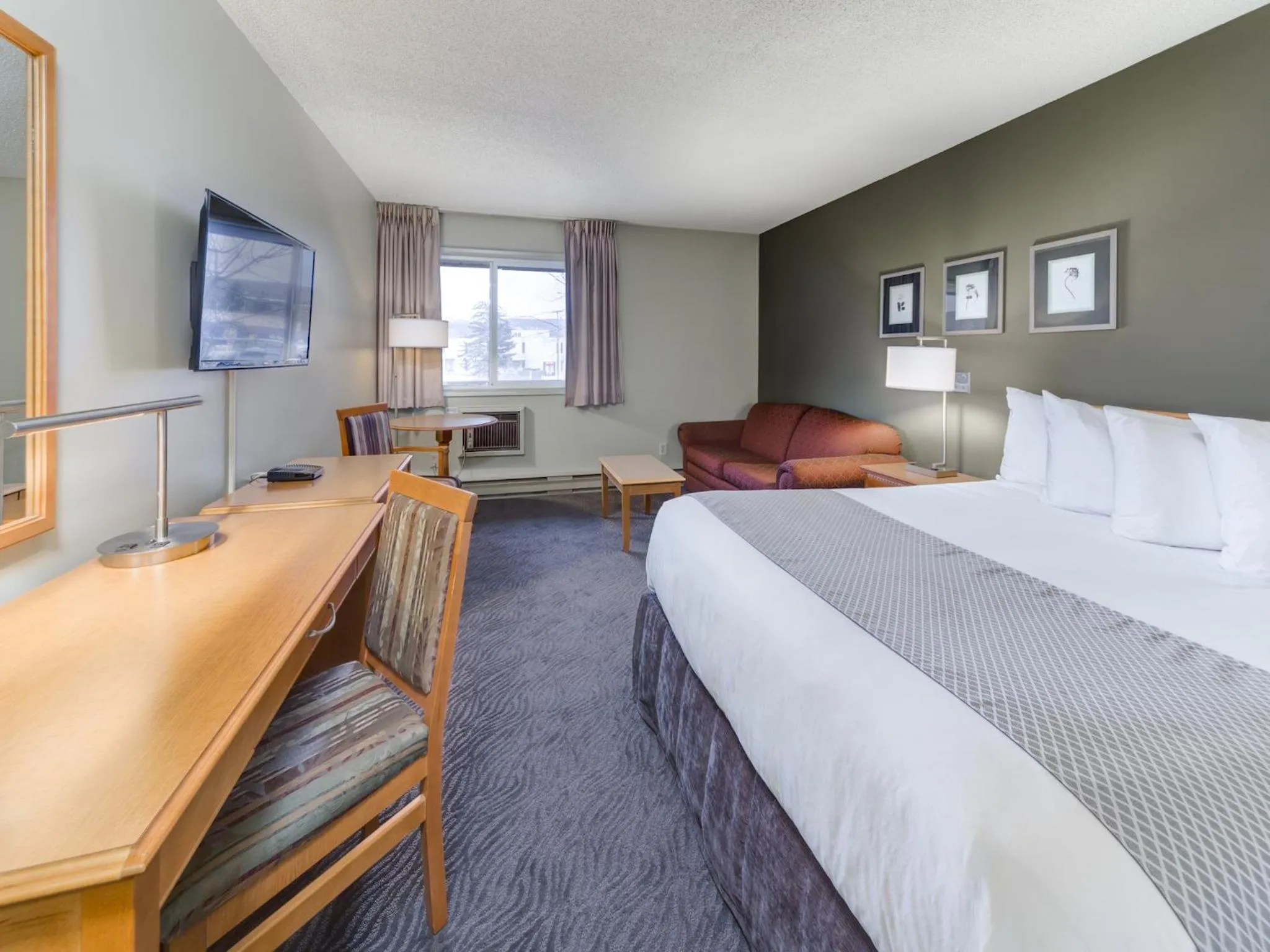 Shower, Bed in Heritage Inn Hotel & Convention Centre - Cranbrook