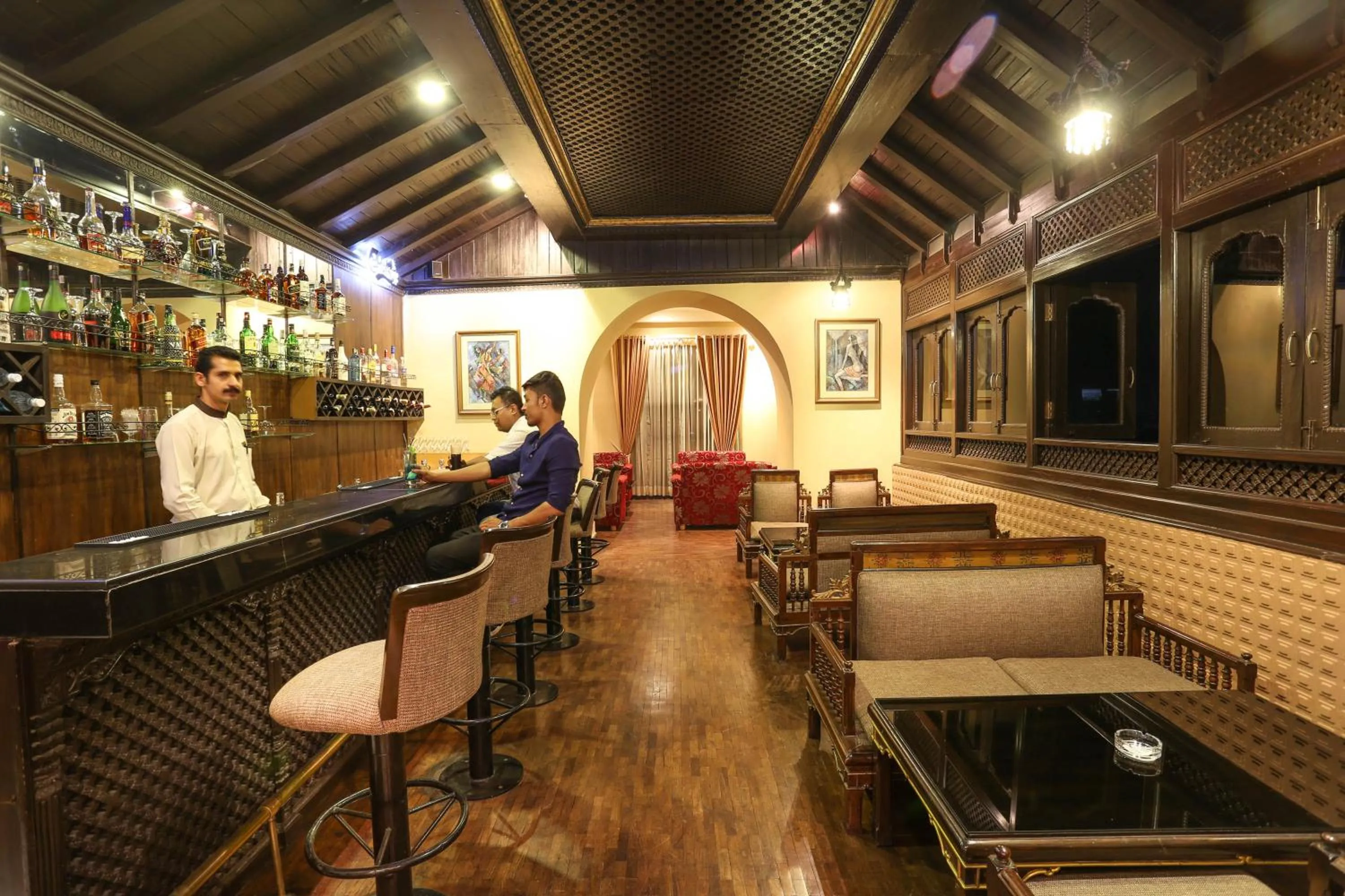 Lounge or bar in Grand Hotel Kathmandu