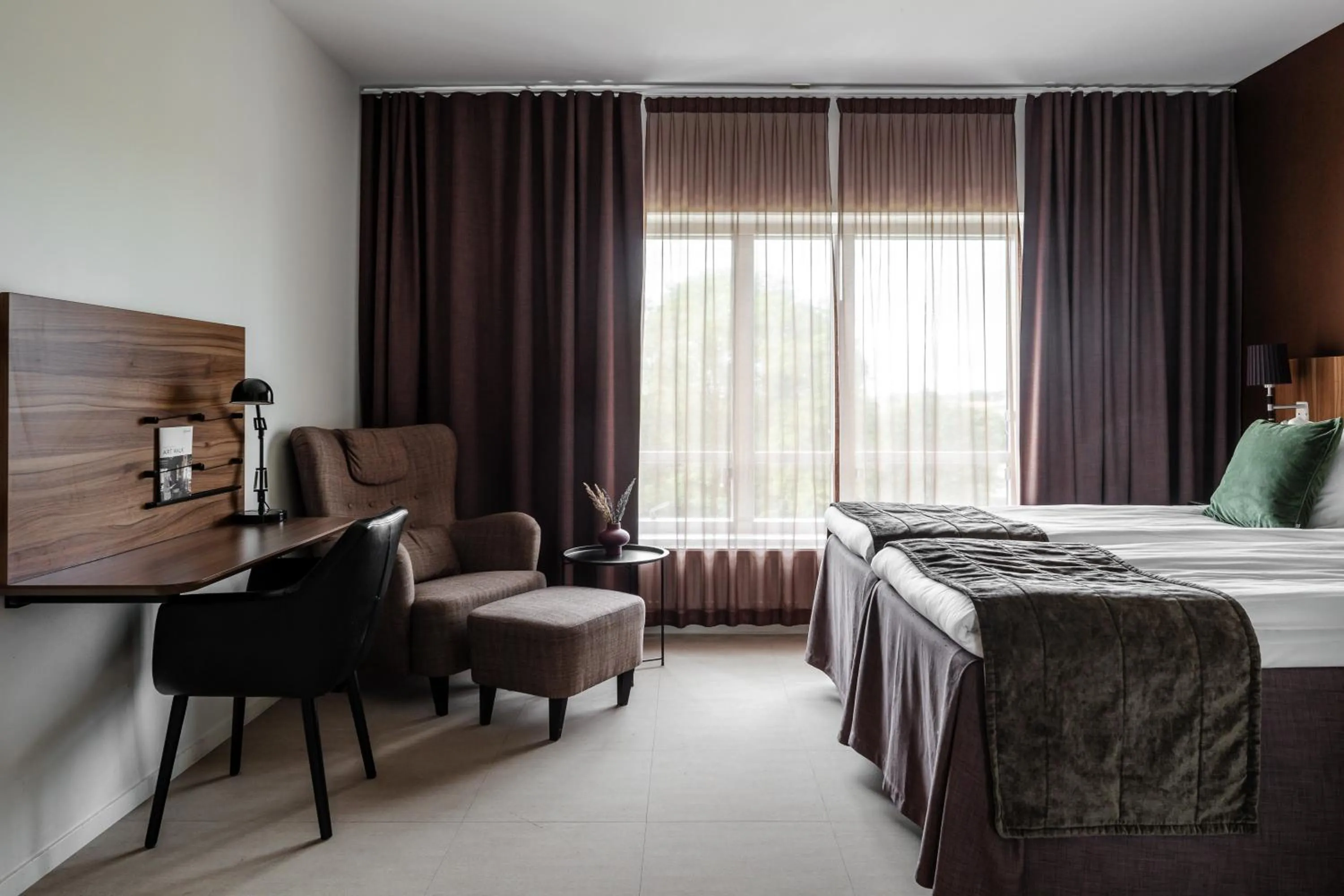 Bed in Skara Konsthotell