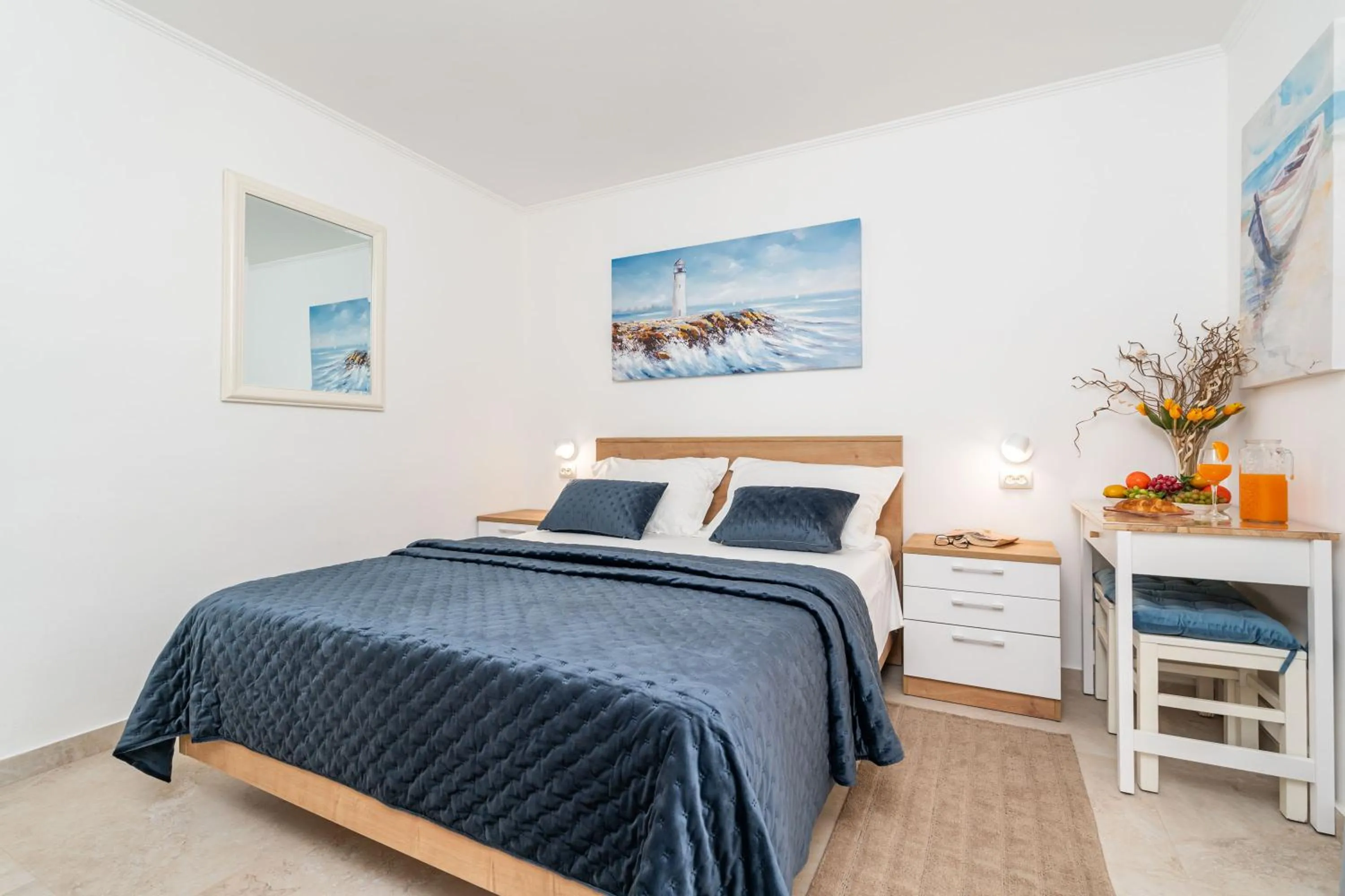 Bed in Apartments and Room Lora