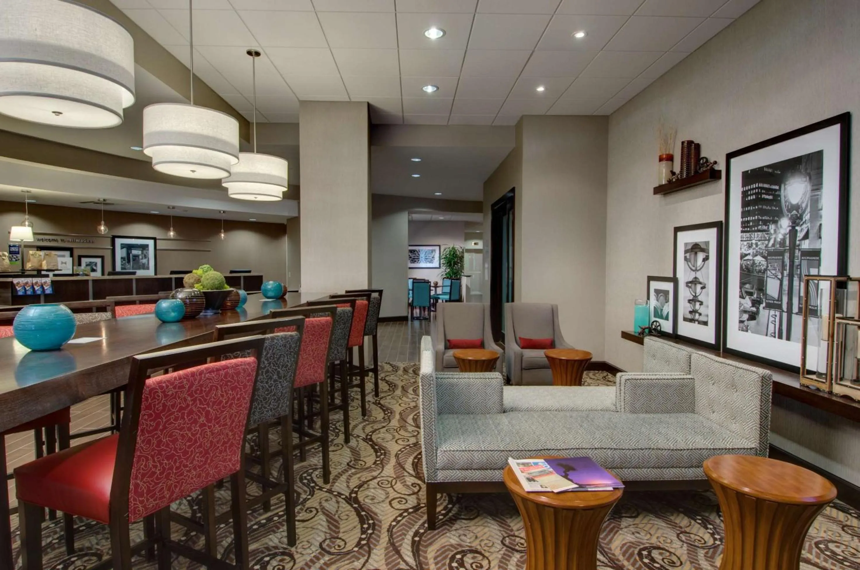 Lobby or reception in Hampton Inn & Suites Milwaukee Downtown