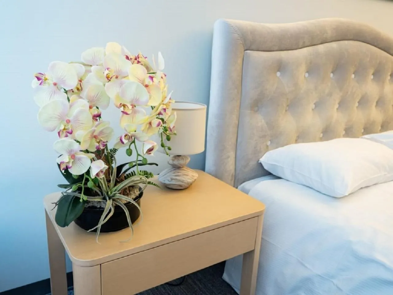 Bed in Zaliasis slenis - Self check-in hotel - Free parking