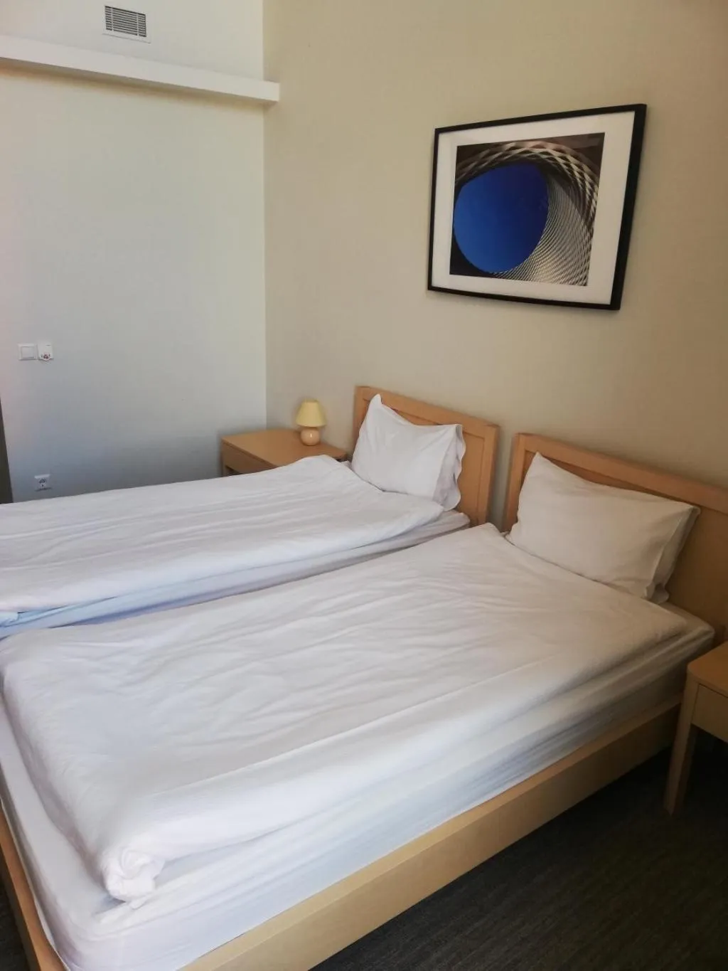 Bed in Zaliasis slenis - Self check-in hotel - Free parking