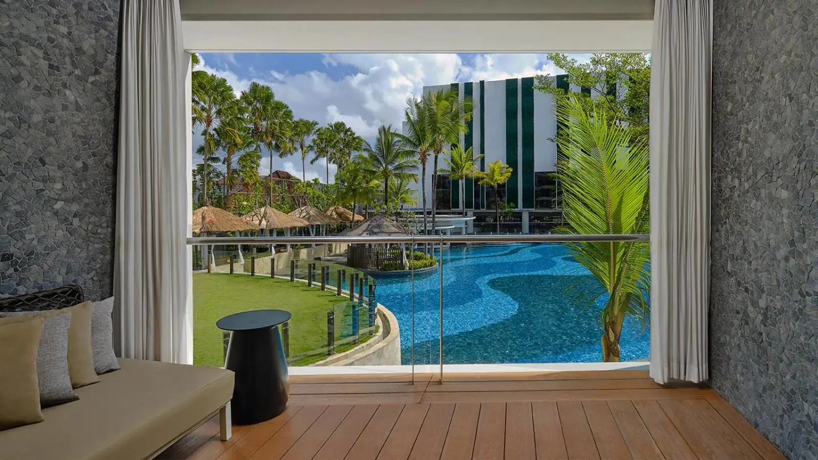 Deluxe Twin Pool View with Free Daily Mini-bar in The Stones Hotel - Legian Bali Deluxe Twin Pool View with Free Daily Mini-bar in The Stones Hotel - Legian Bali