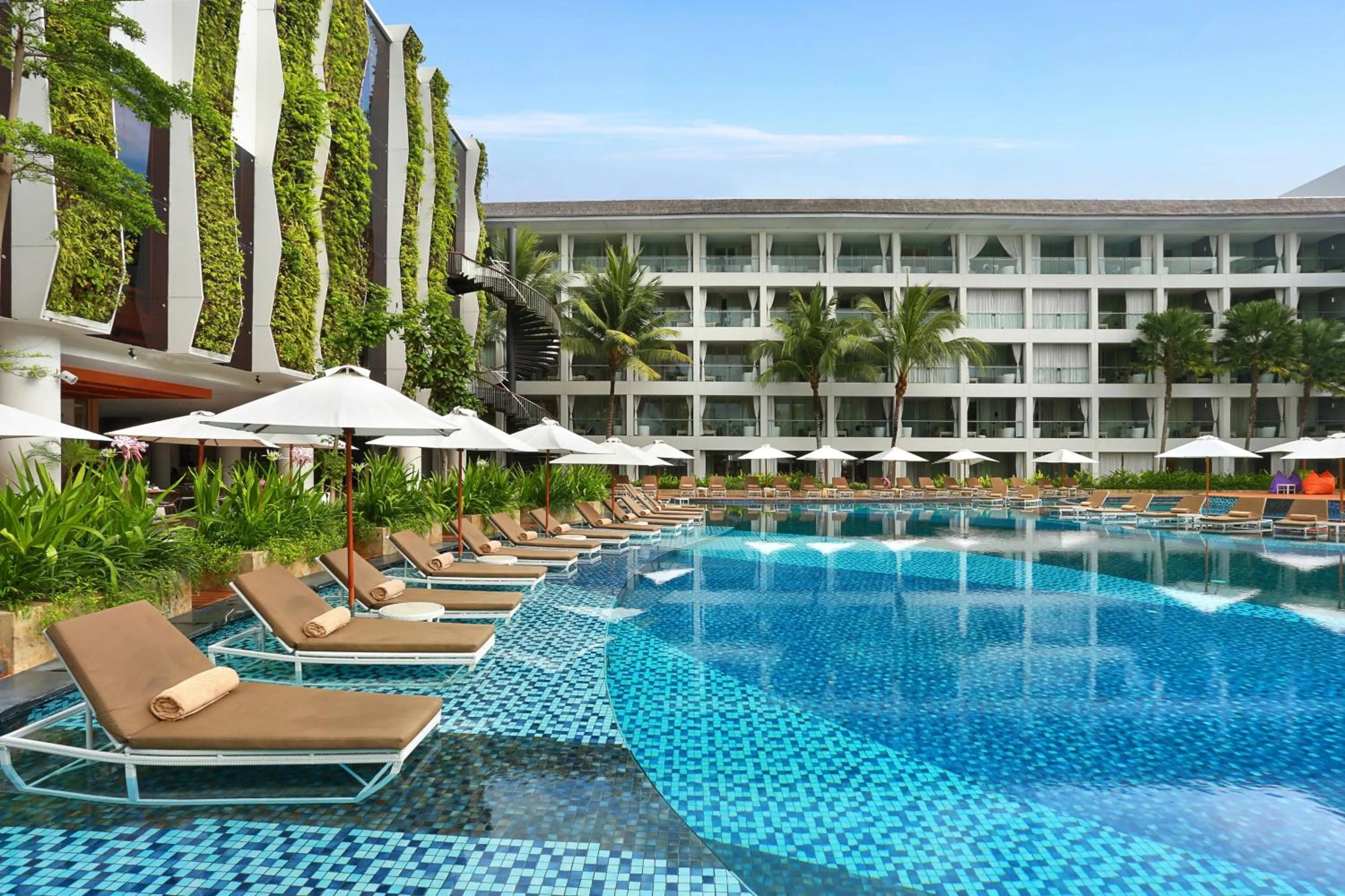 Swimming pool in The Stones Hotel - Legian Bali