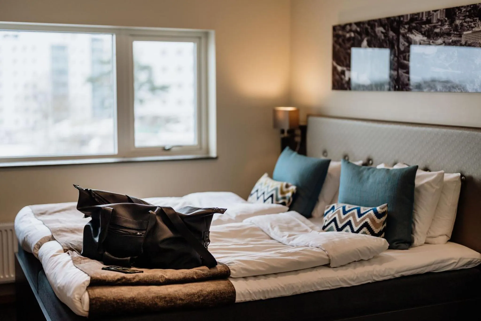 Bed in Bohusgården Hotell & Konferens