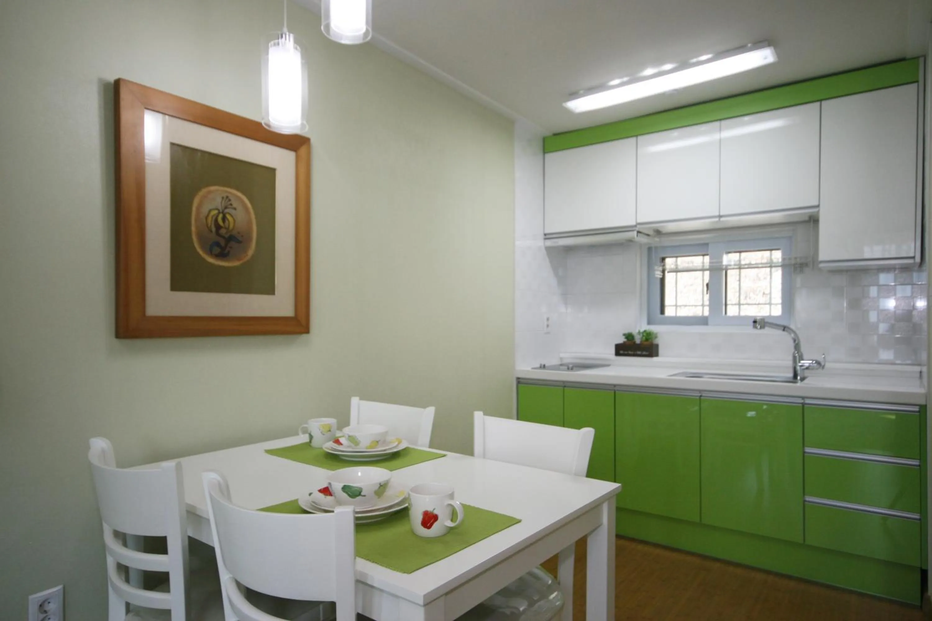 Kitchen or kitchenette in Forest of Color Pension