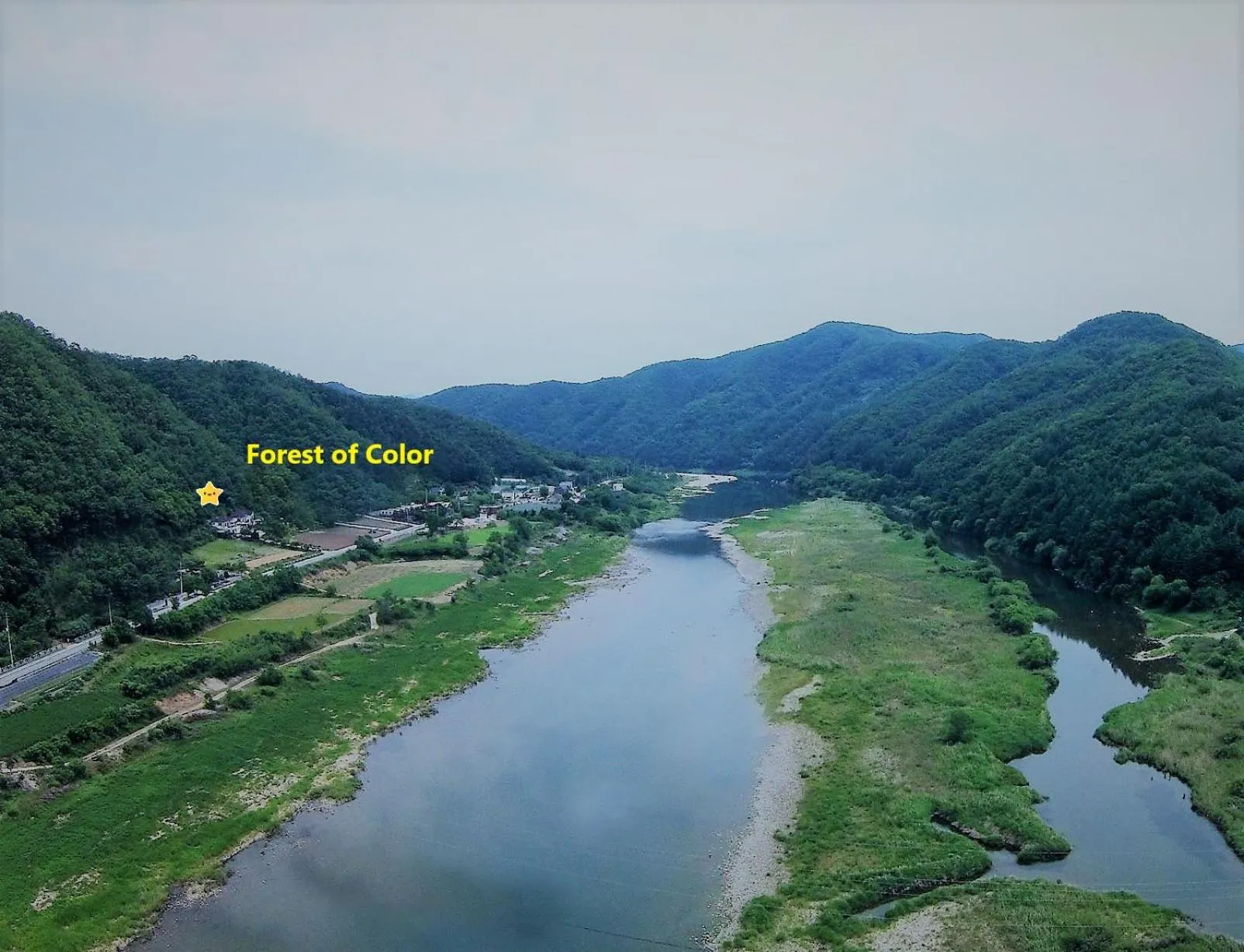 Off site in Forest of Color Pension