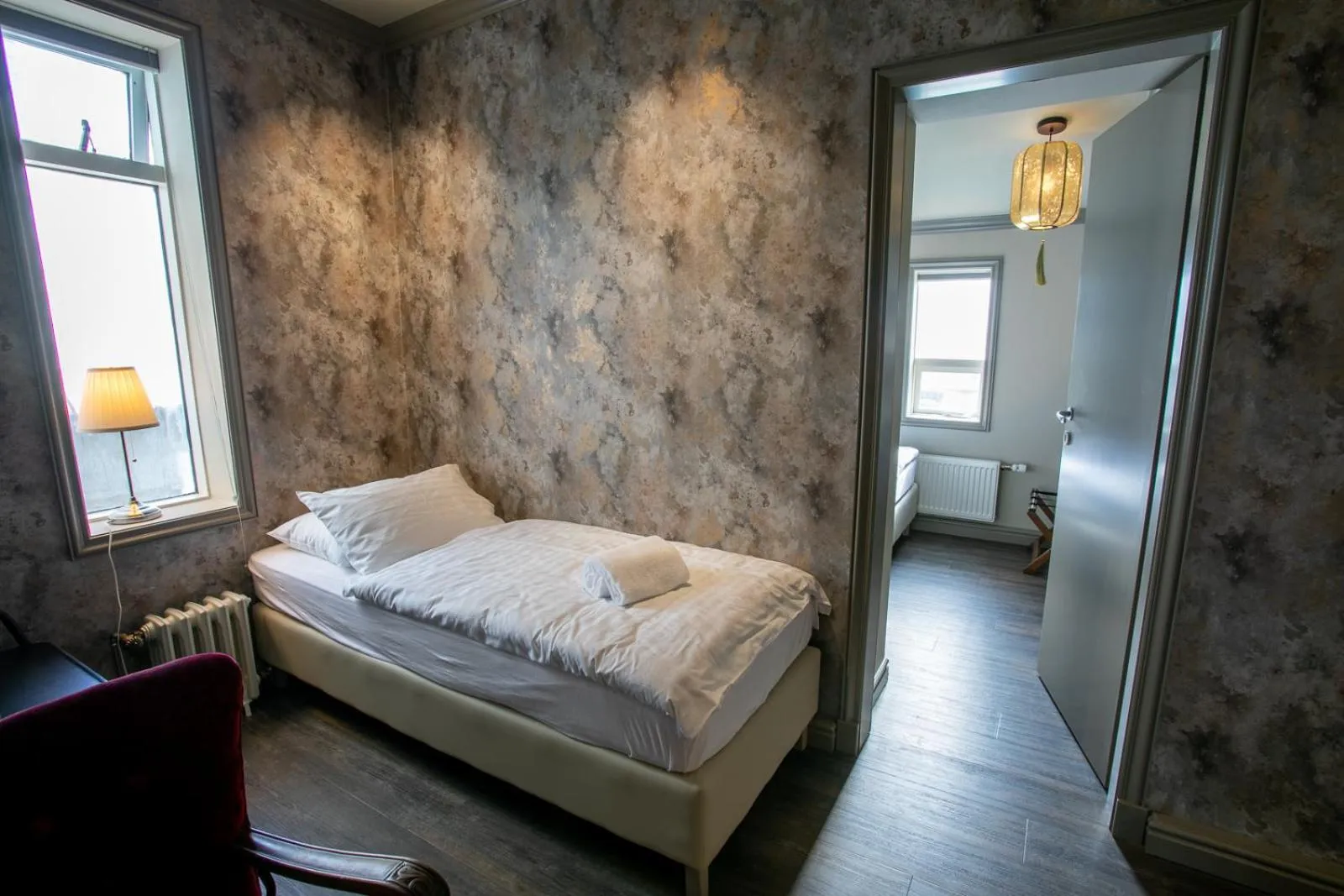 Bed in Hotel Siglunes