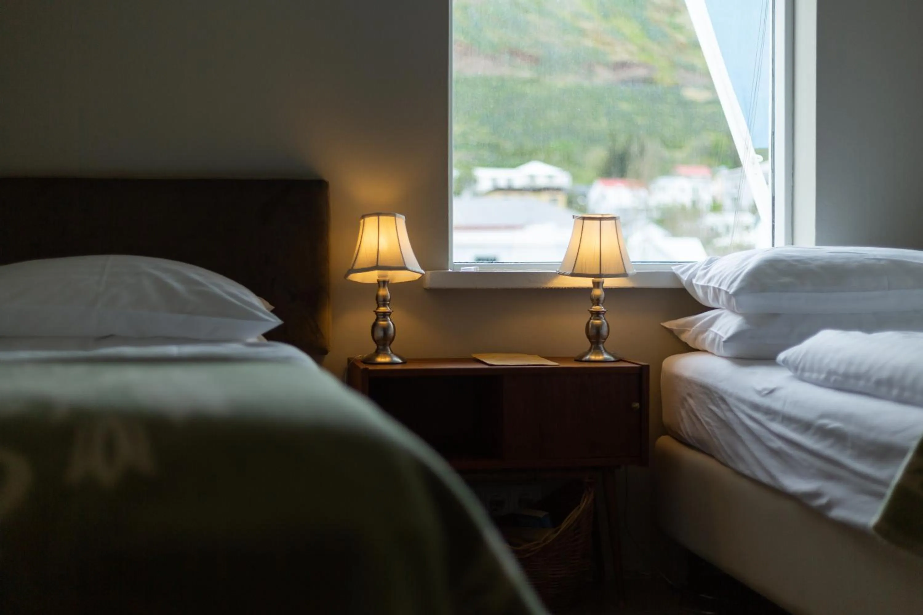 Bed in Hotel Siglunes