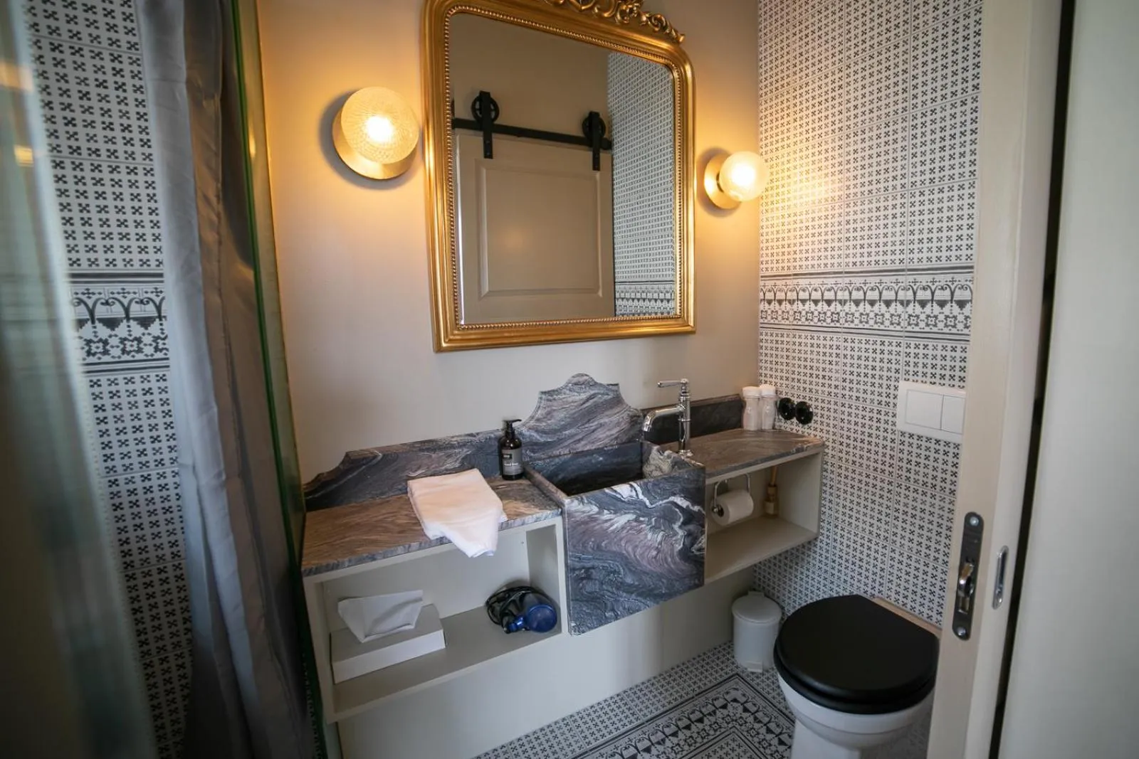 Bathroom in Hotel Siglunes