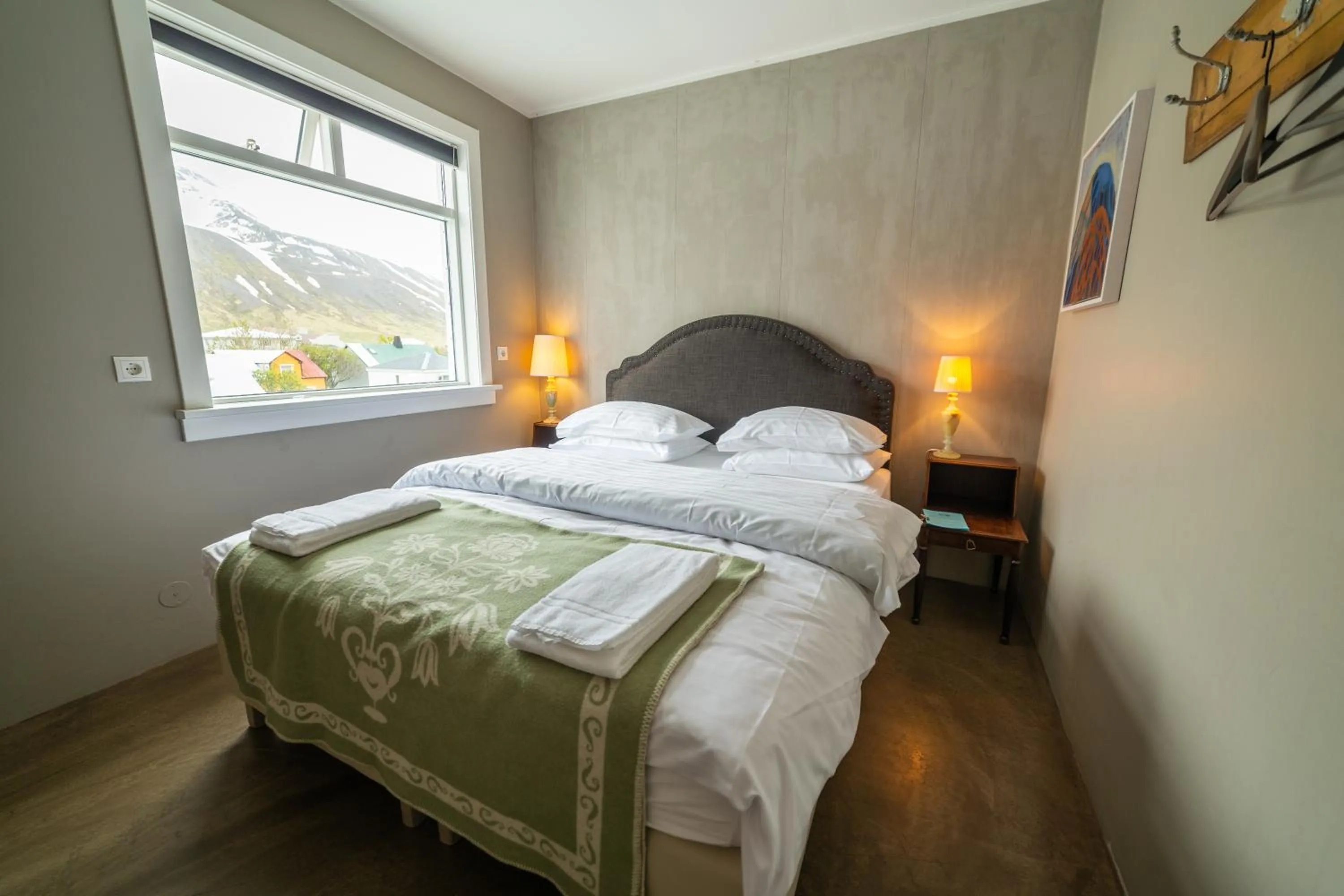 Bed in Hotel Siglunes