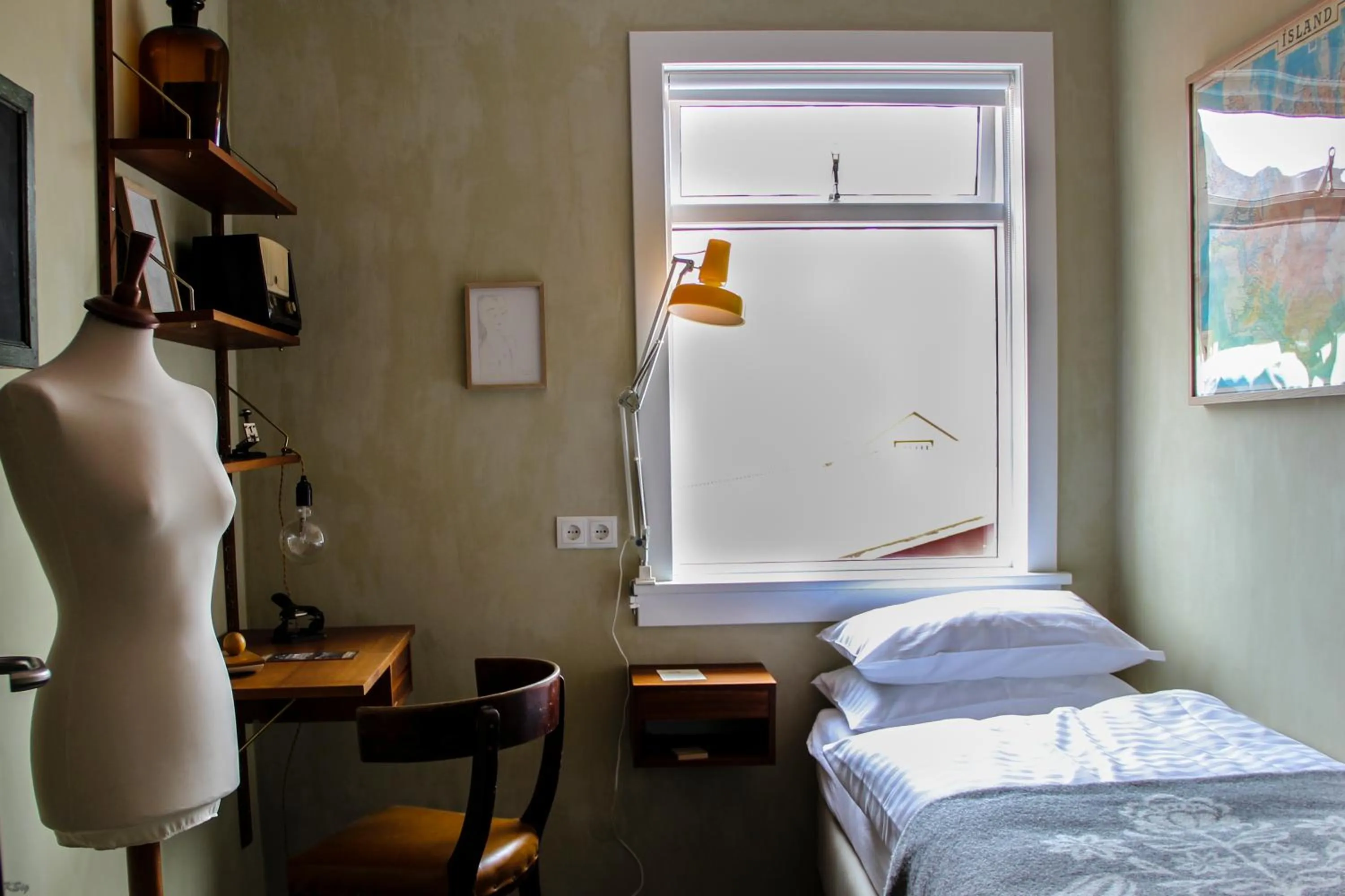 Bed in Hotel Siglunes