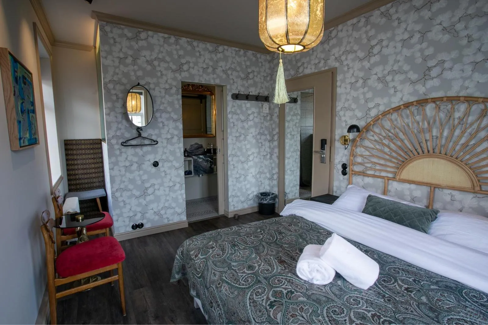 Bed in Hotel Siglunes