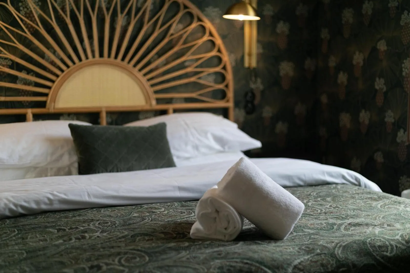 Bed in Hotel Siglunes