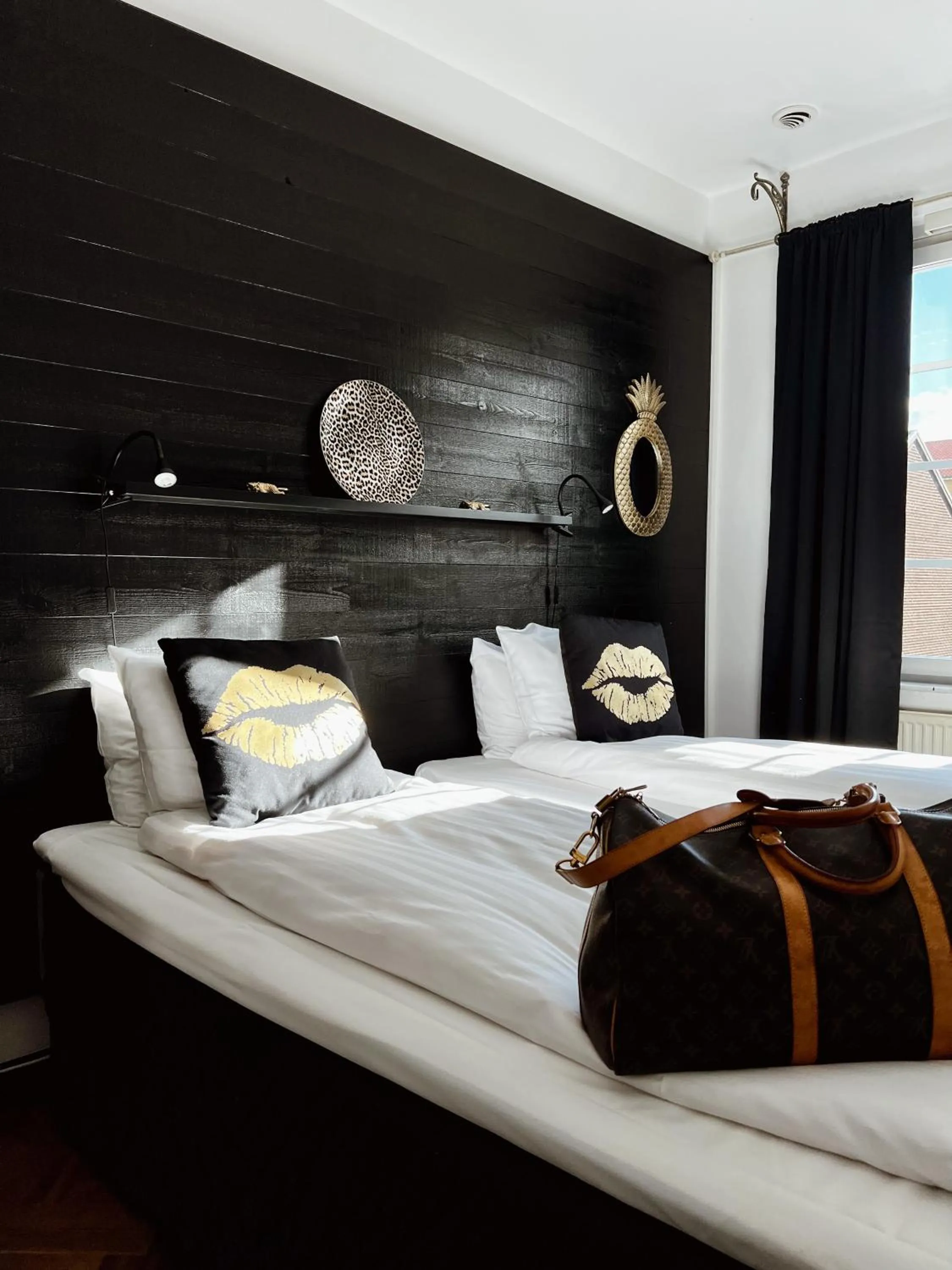 Bedroom, Bed in Hotell Dannegården