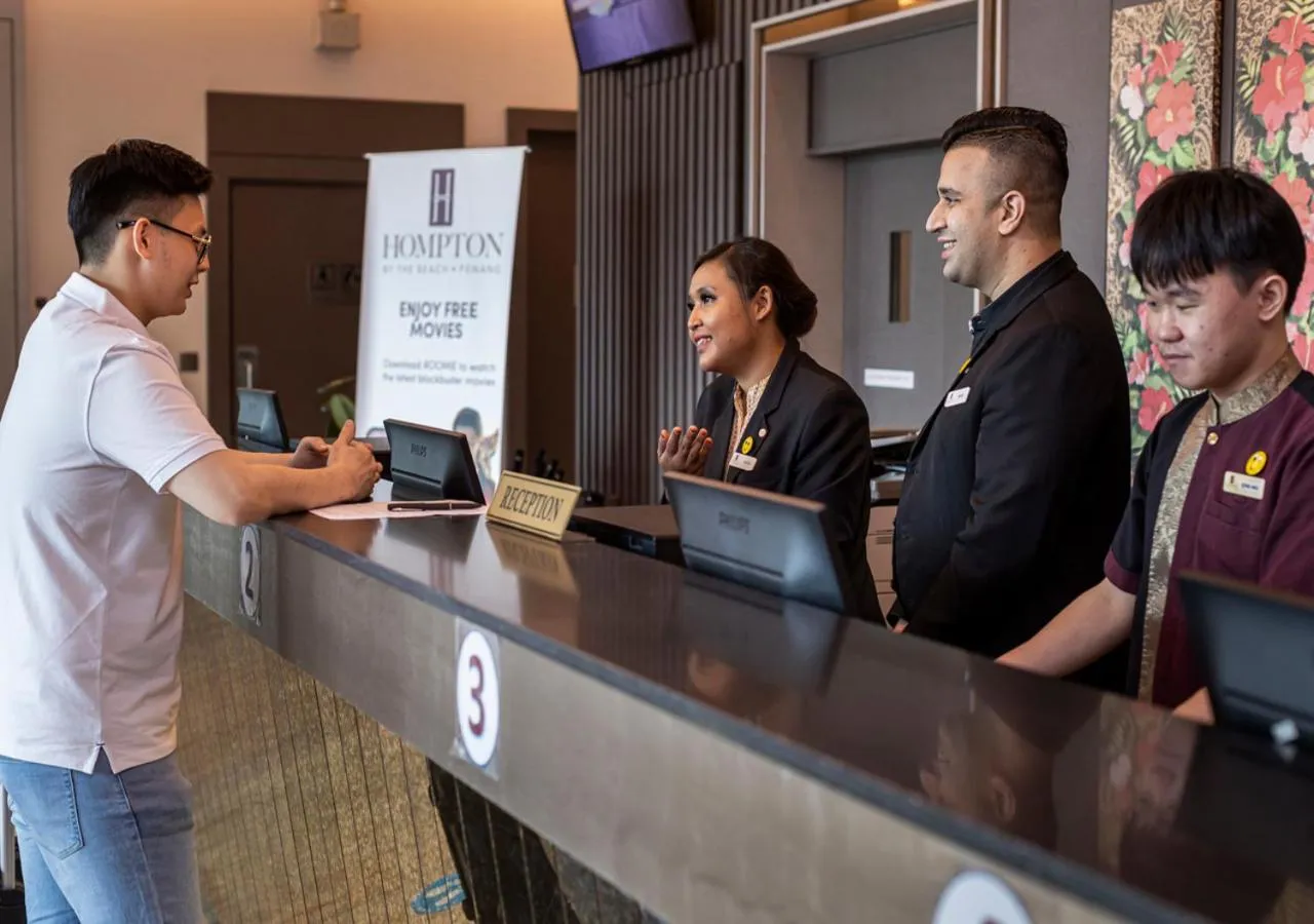 Lobby or reception in Hompton Hotel by the Beach