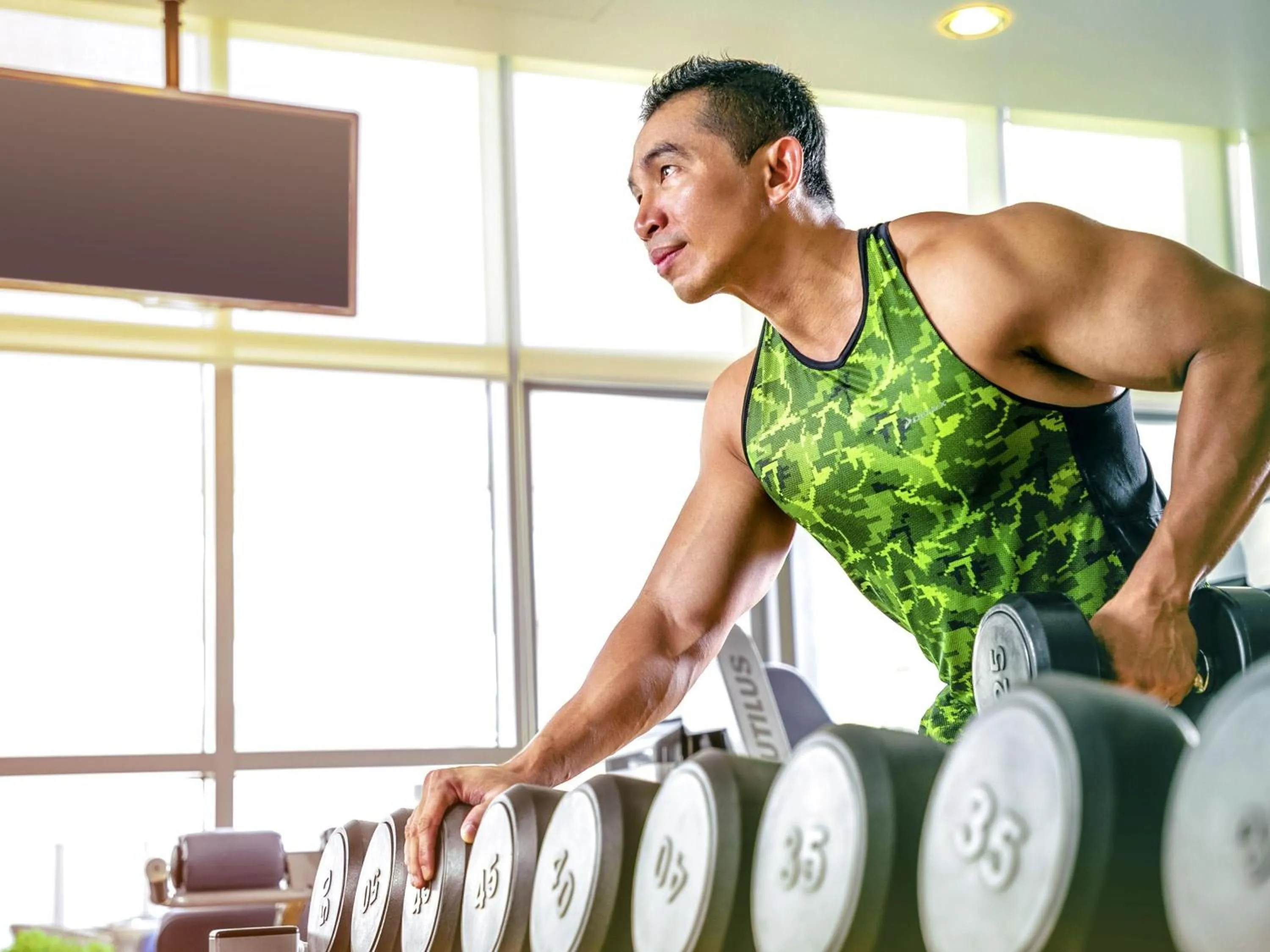 Fitness centre/facilities in Novotel Abu Dhabi Gate