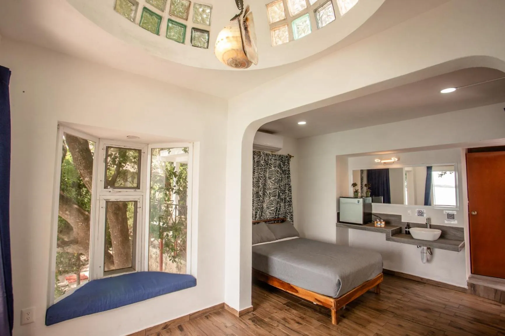 Bedroom, Bed in Seven Blue House Village & Lodge