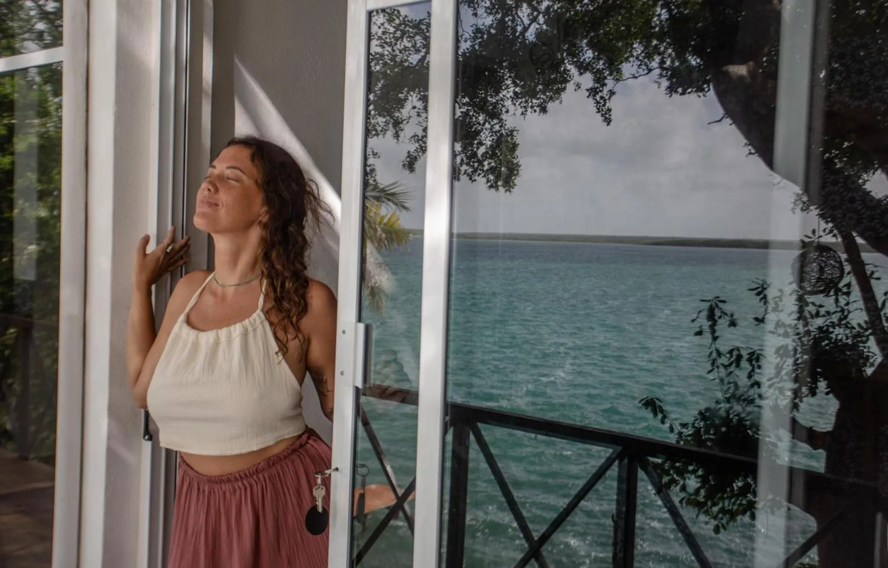 Lake view in Seven Blue House Village & Lodge