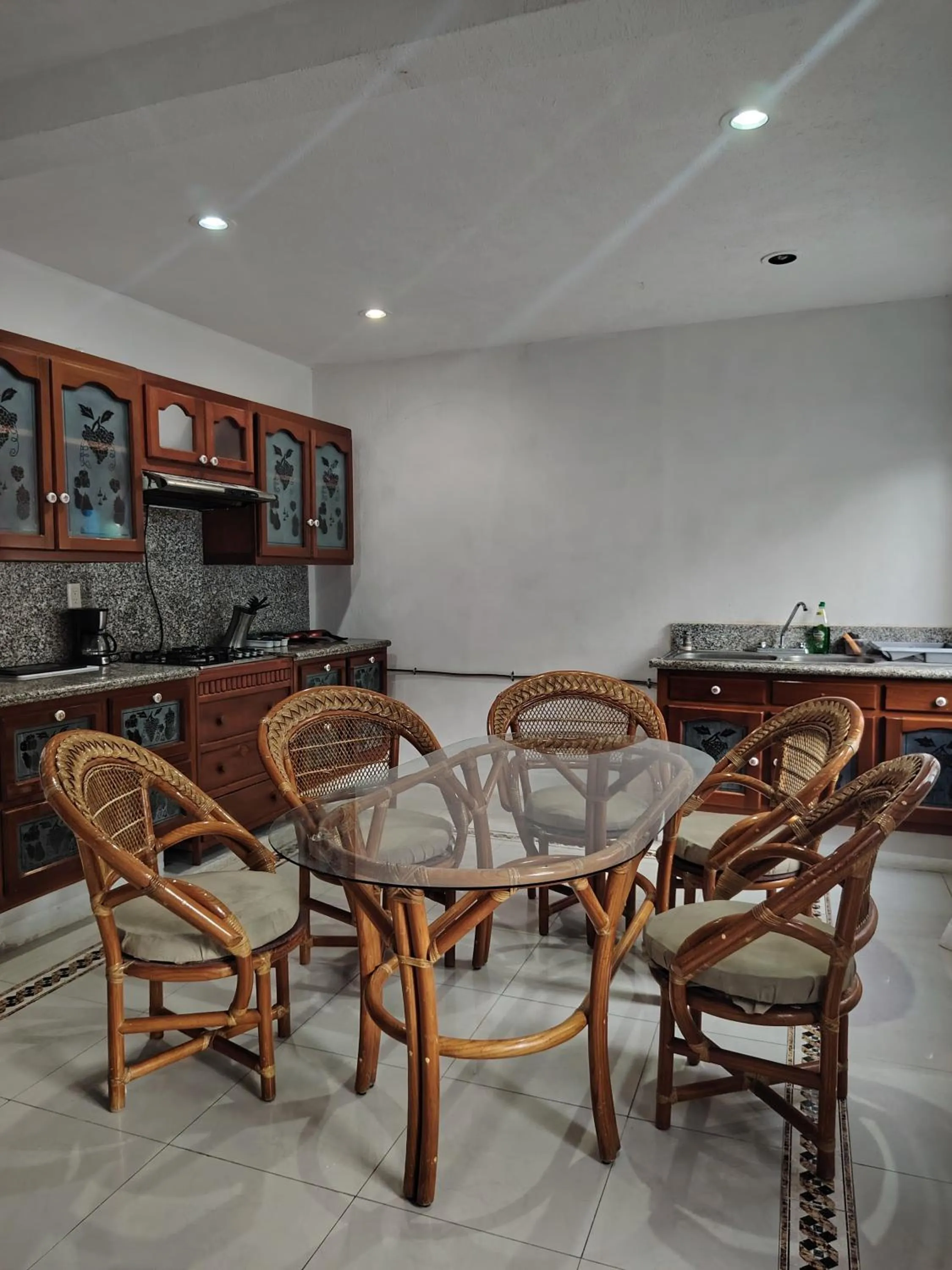 kitchen in Seven Blue House Village & Lodge