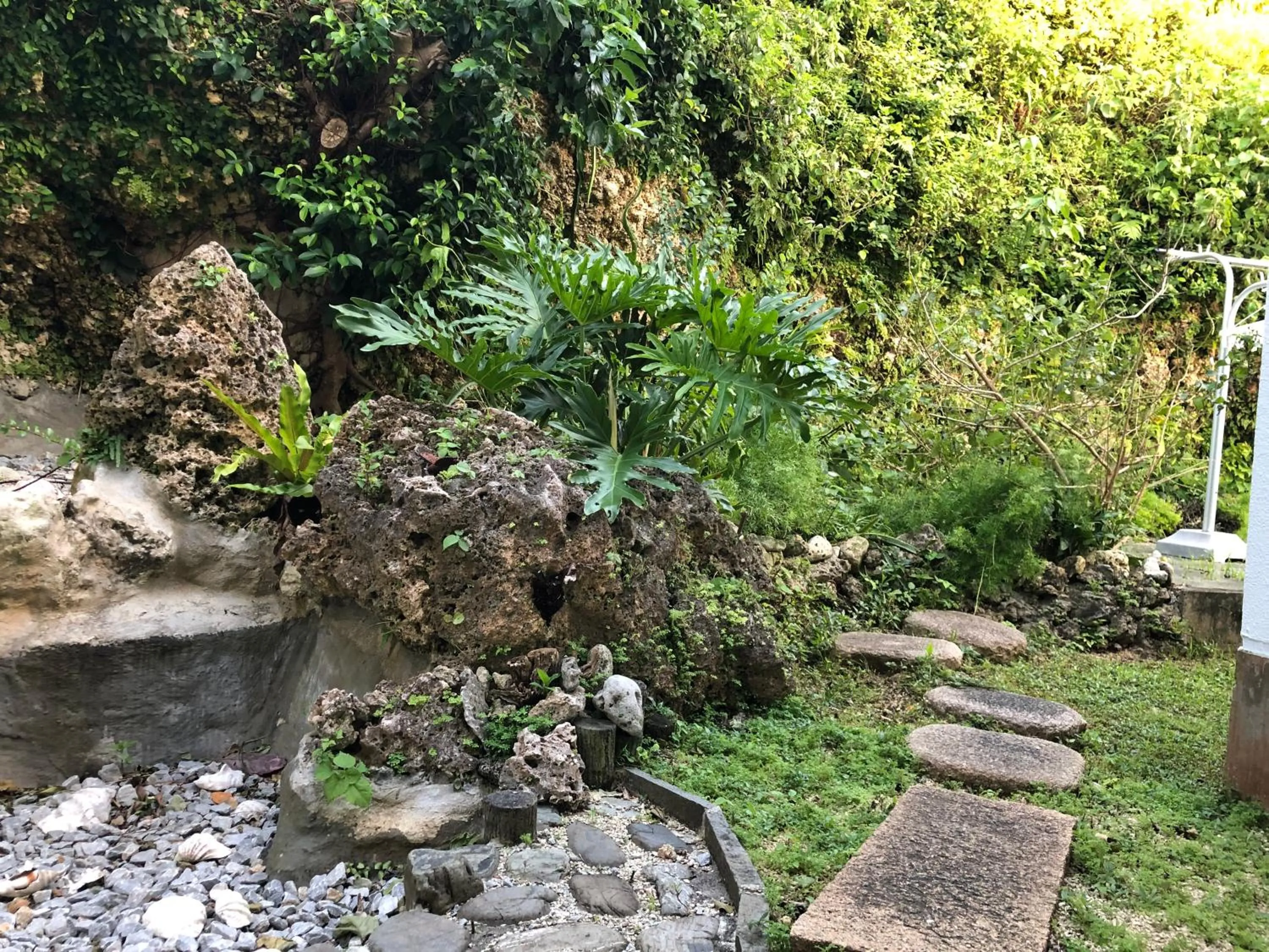 Garden in Beach House Yomitan