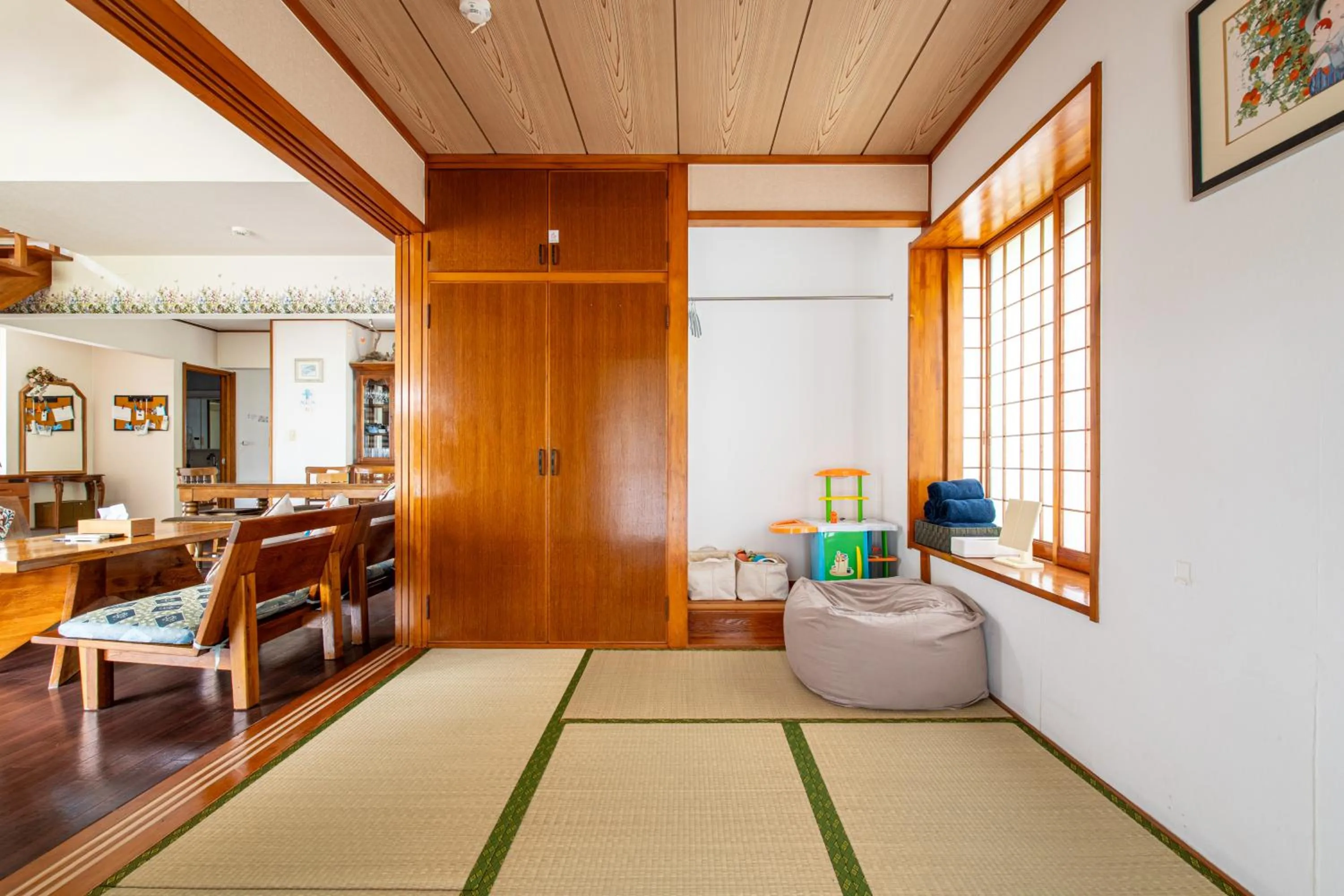 Living room in Beach House Yomitan