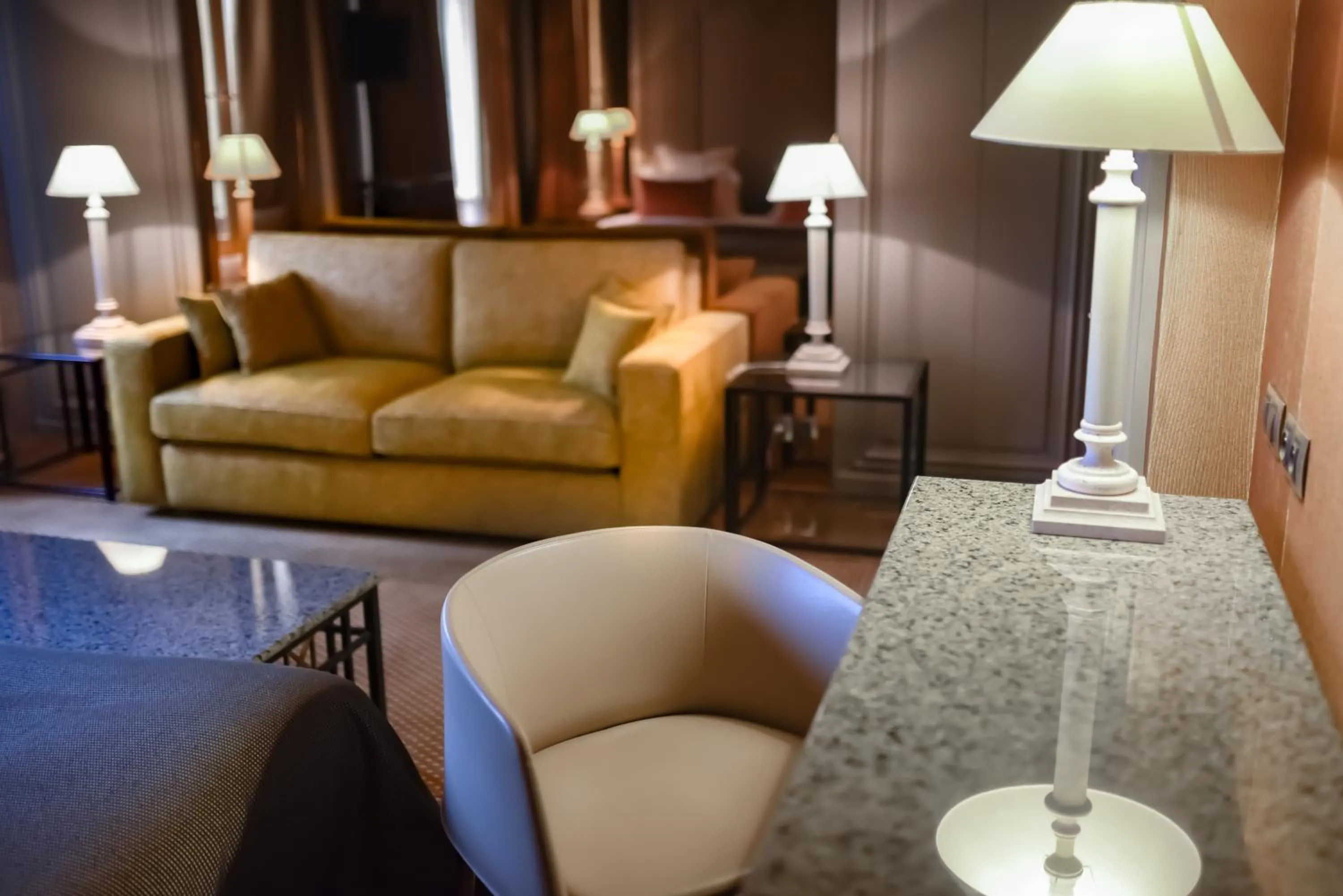 Seating area in Grand Hôtel du Lion d'Or