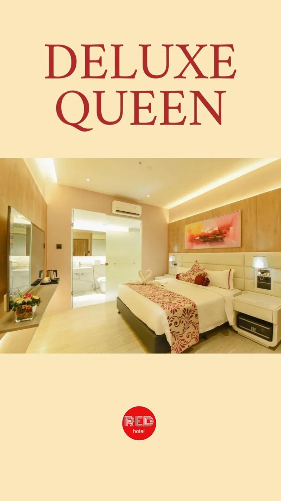 Bed in Red Hotel Cubao, Quezon City